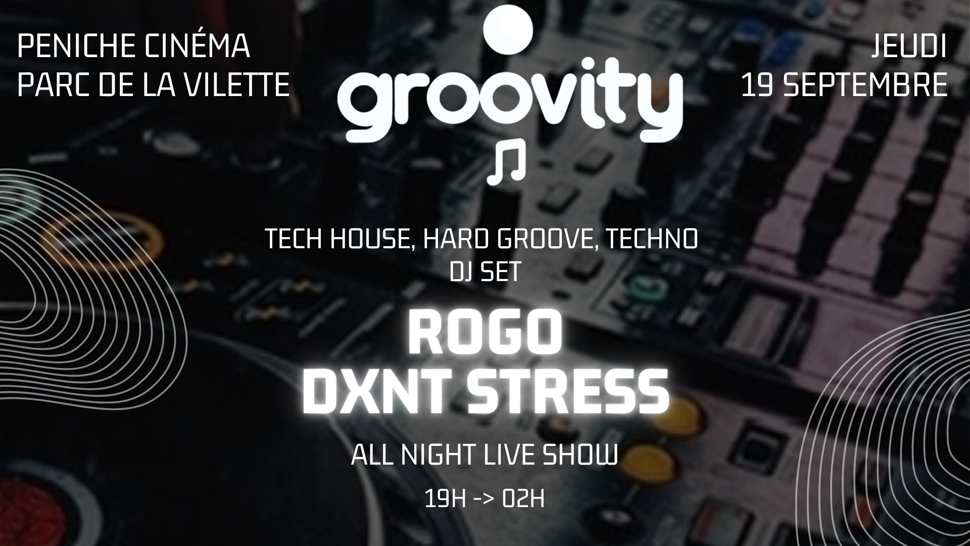 Groovity Techno Night Cover