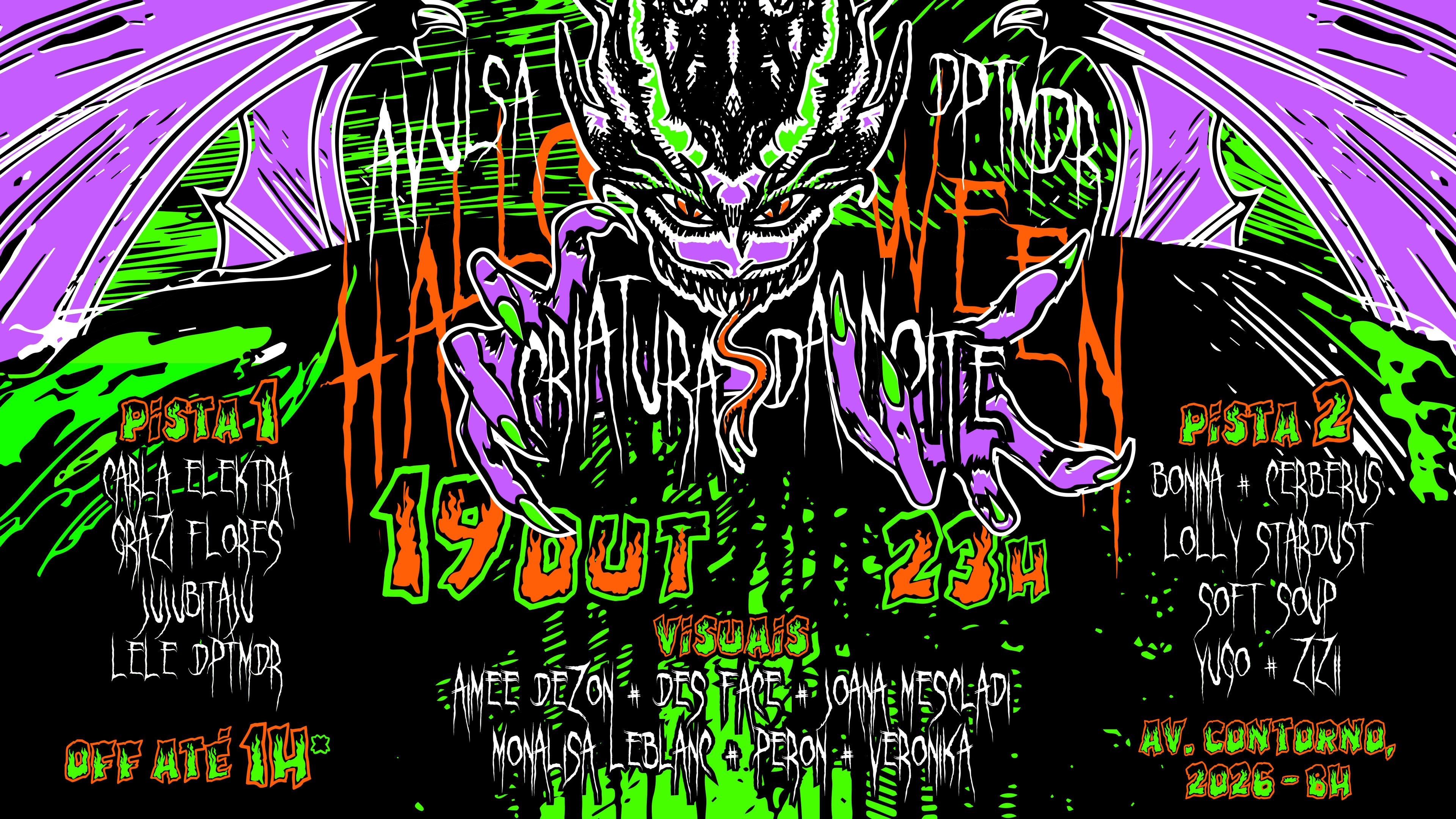 Avulsa & Dptmdr Halloween Off Até 01h* Cover