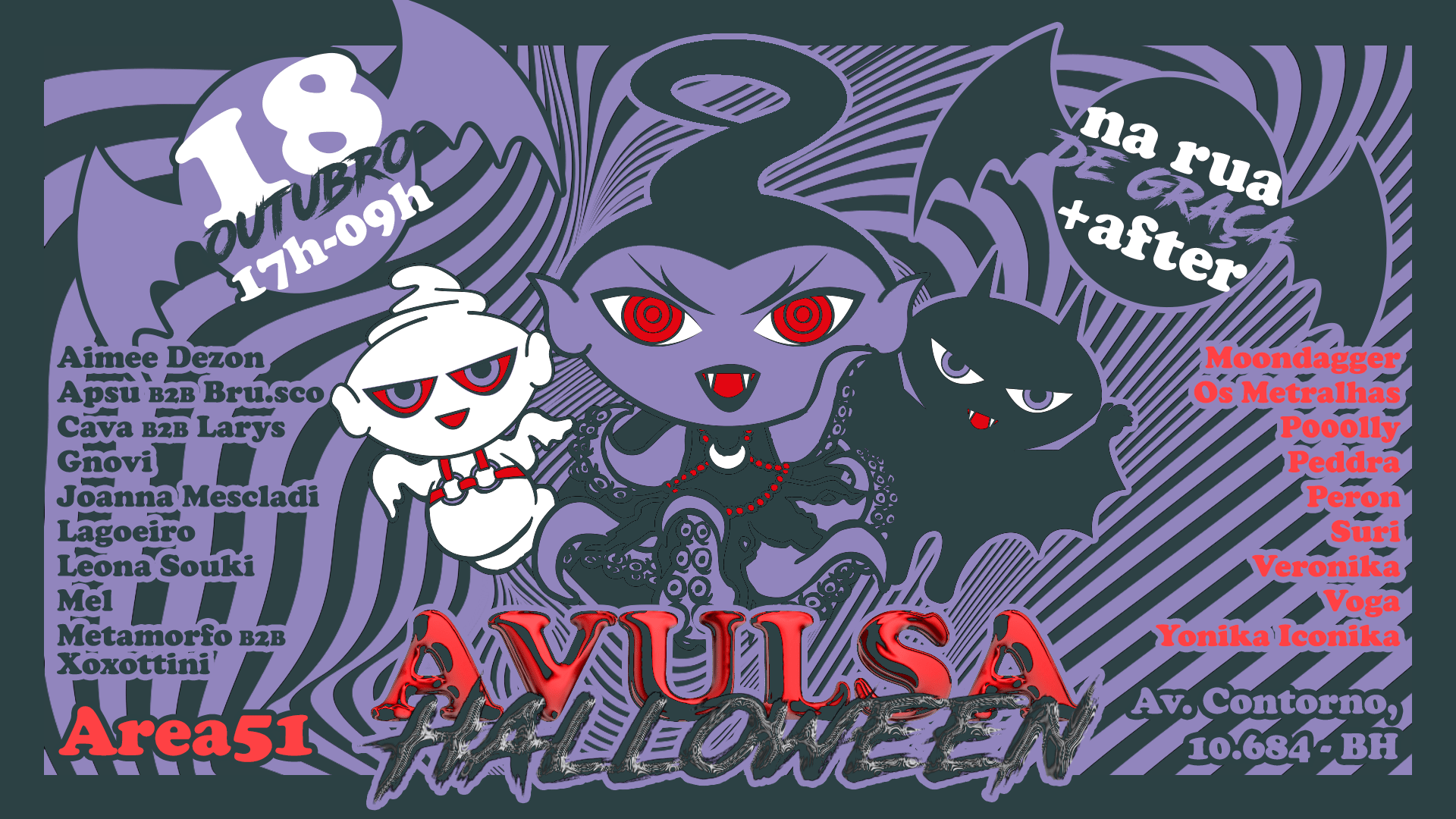 Avulsa Halloween - De Graça Na Rua + After Cover