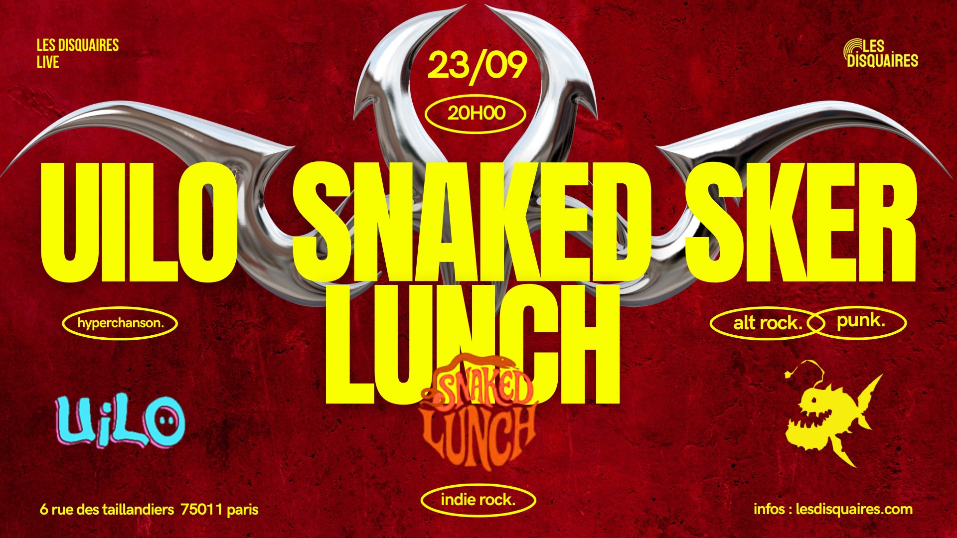 Uilo X Snaked Lunch X Sker - Live Cover