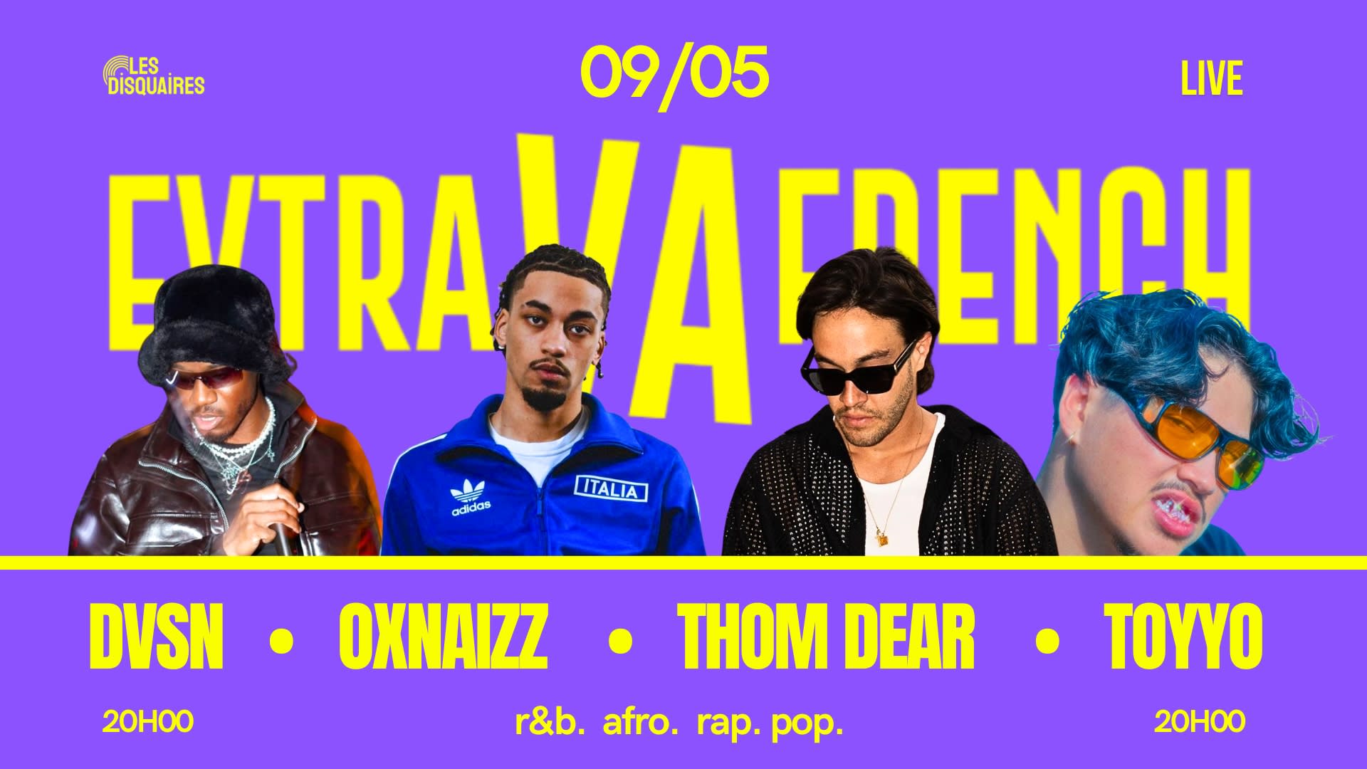 Extravafrench Live Cover