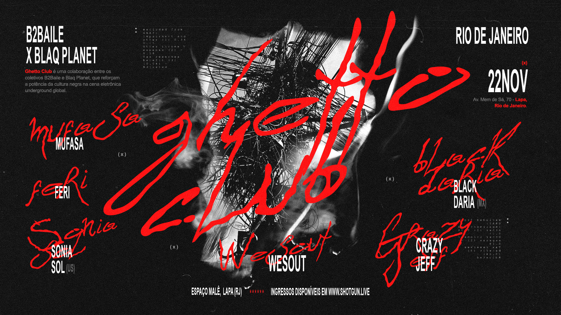 B2baile X Blaq Planet: Ghetto Club Cover