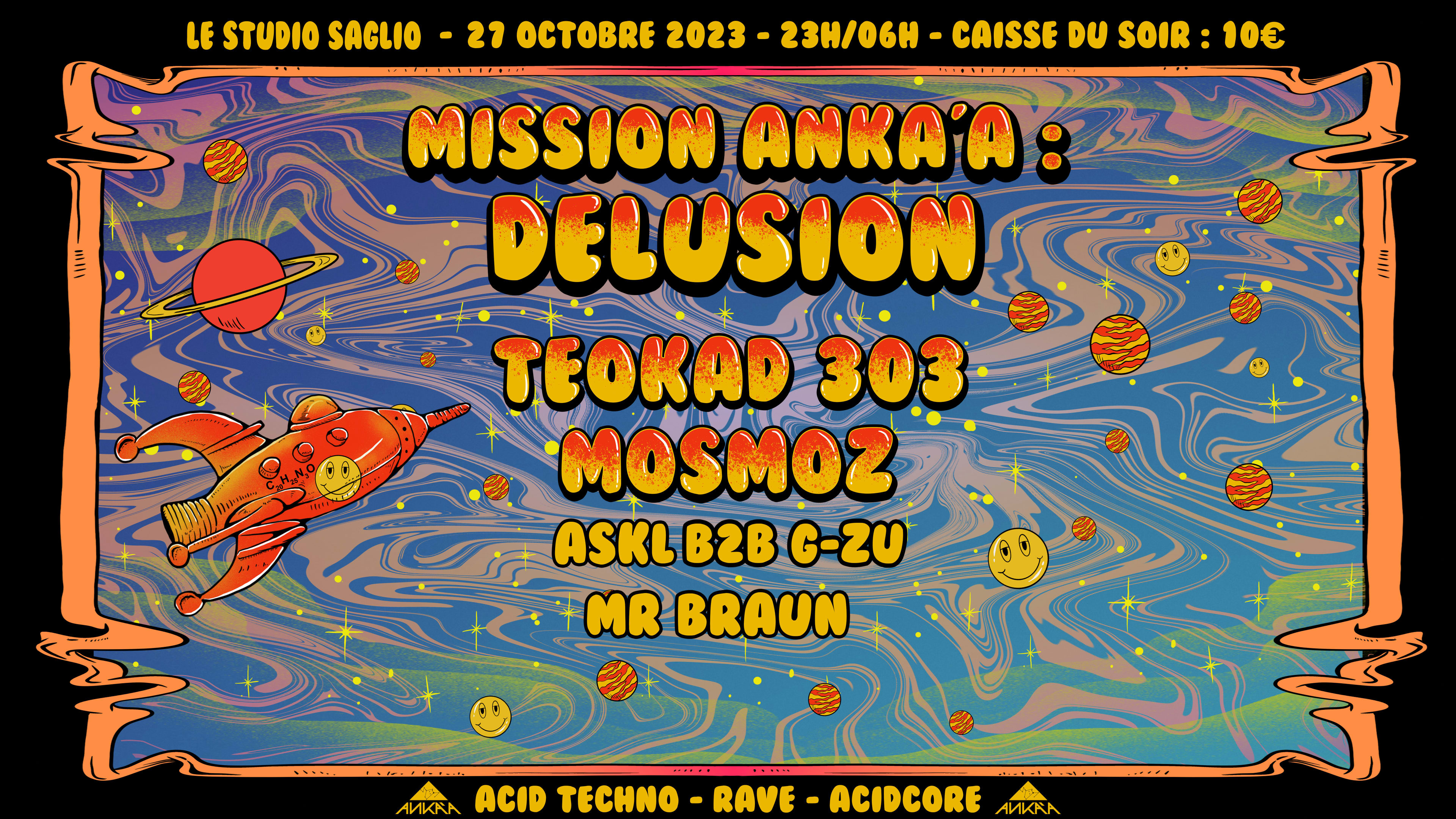 Mission Anka'a : Delusion W/ Teokad 303 & Mosmoz Cover