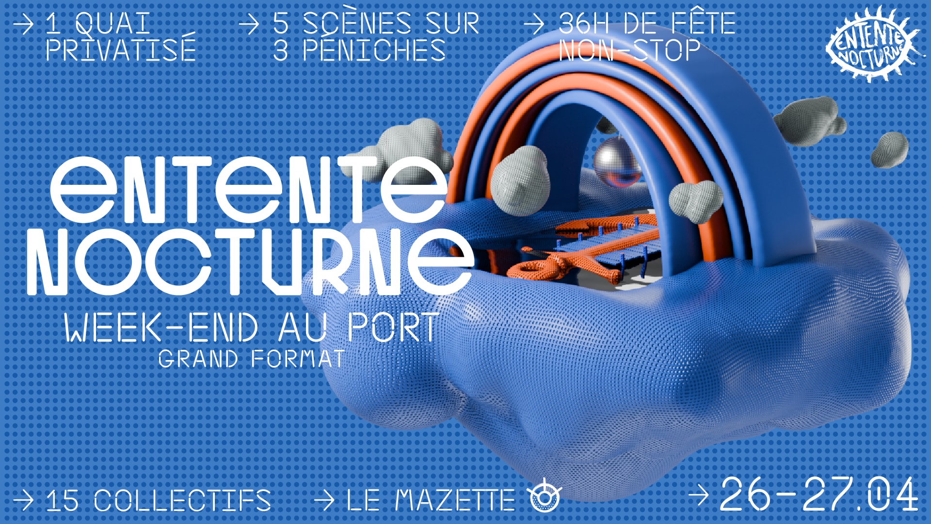 Entente Nocturne : Week-End Au Port Grand Format ! Cover