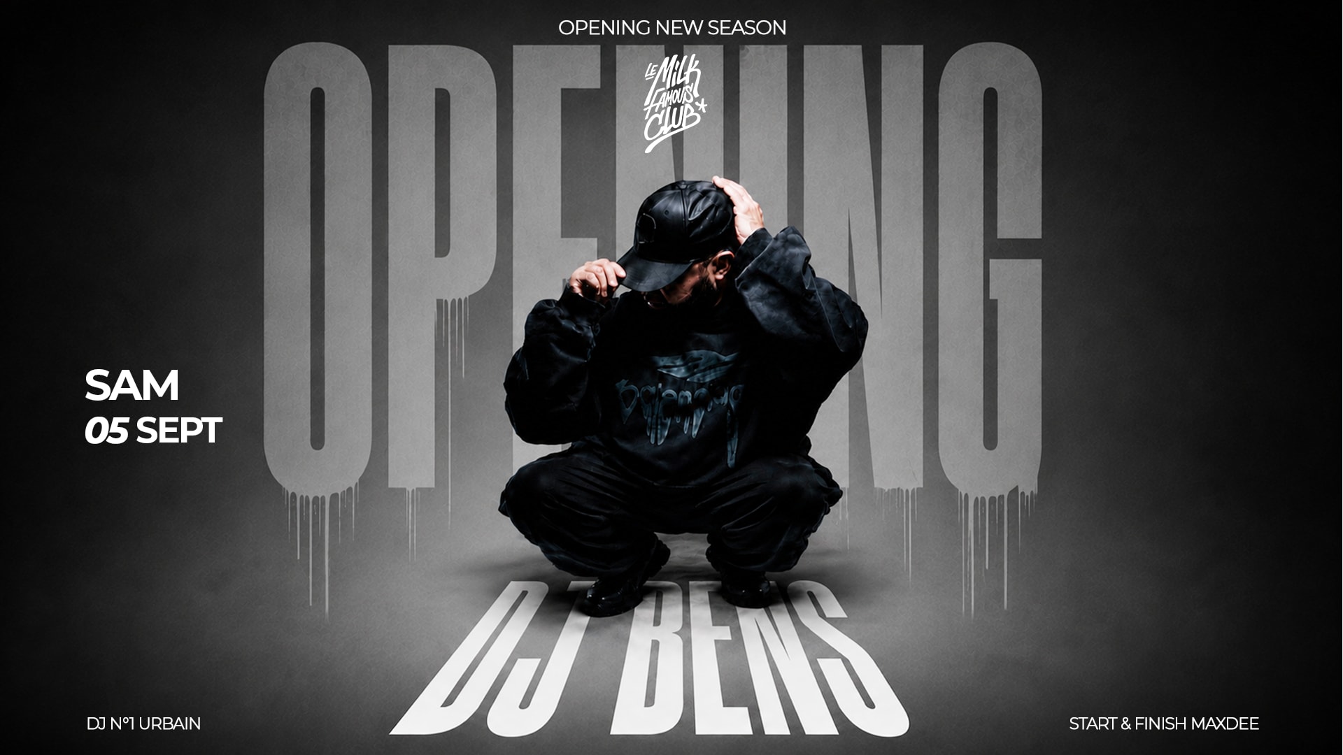 Sam 05 Sept - Dj Bens - Opening New Season Cover
