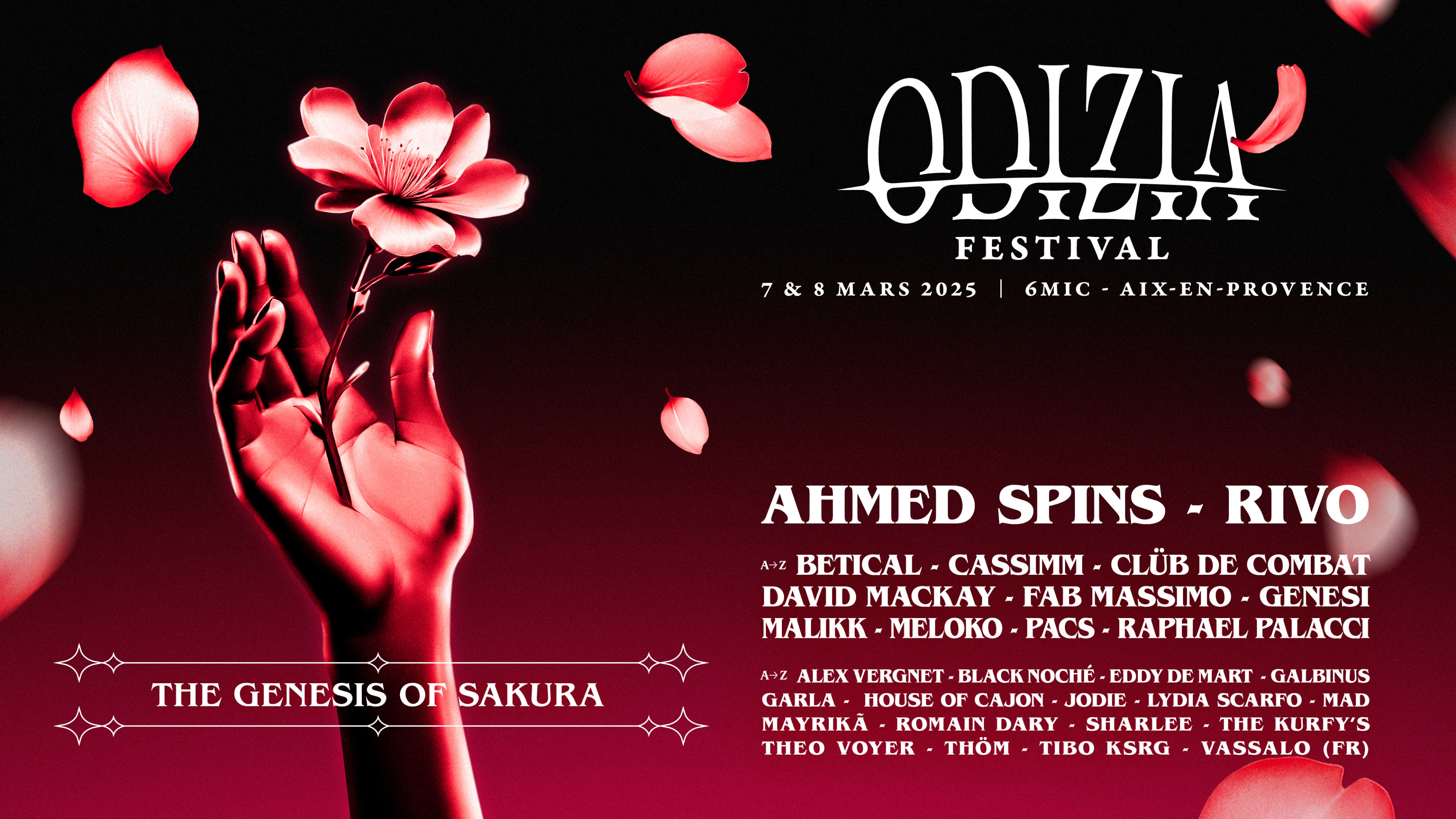 Odizia Festival : The Genesis Of Sakura | 6mic | Aix-En-Pce Cover