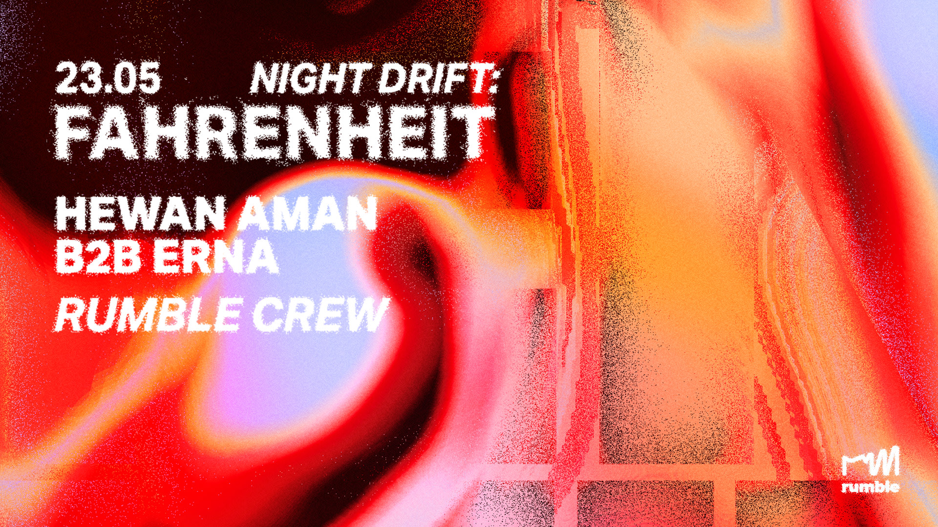 Rumble Night Drift : Fahrenheit Cover