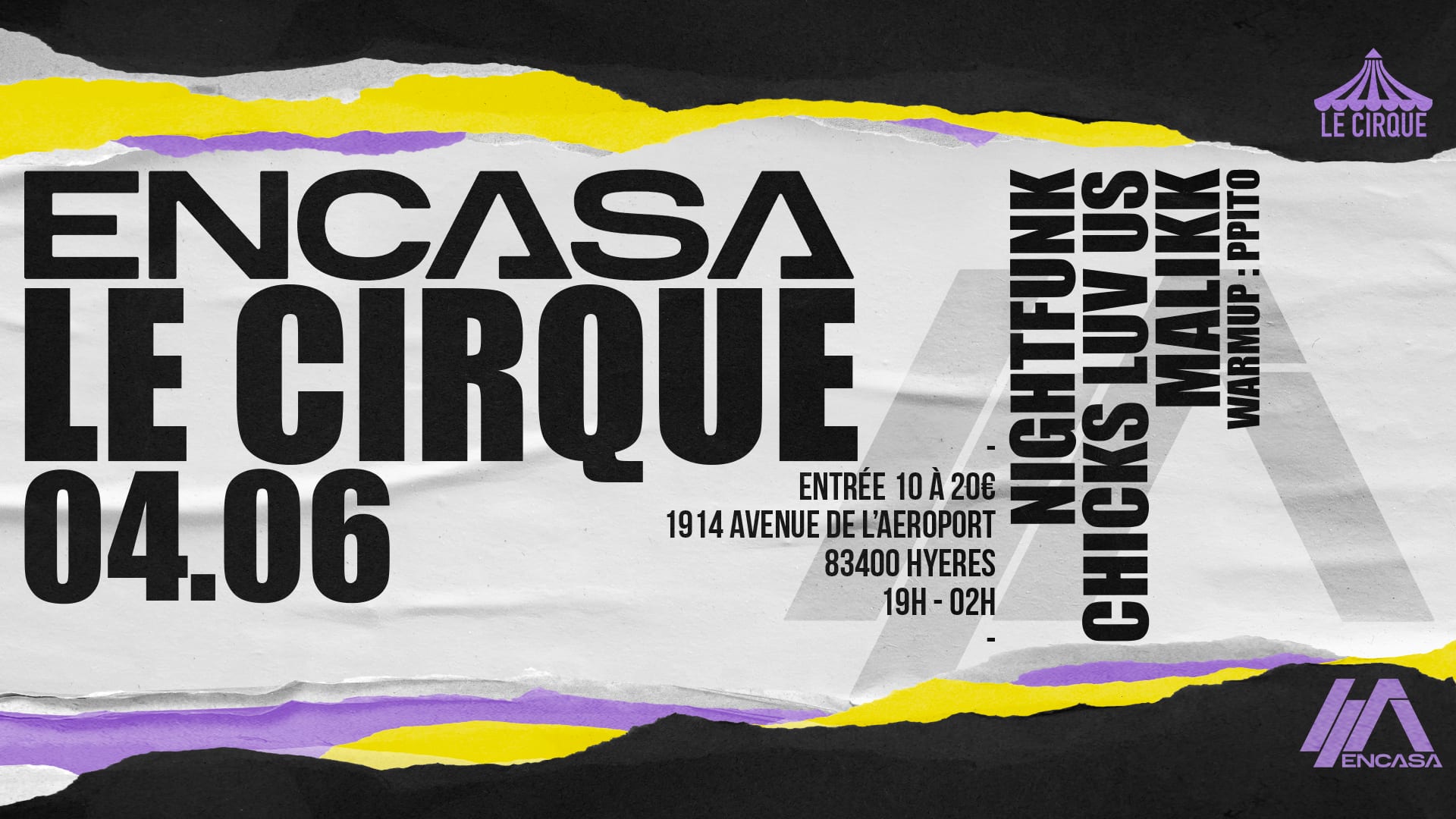 Encasa W/ Nightfunk - Le Cirque Cover