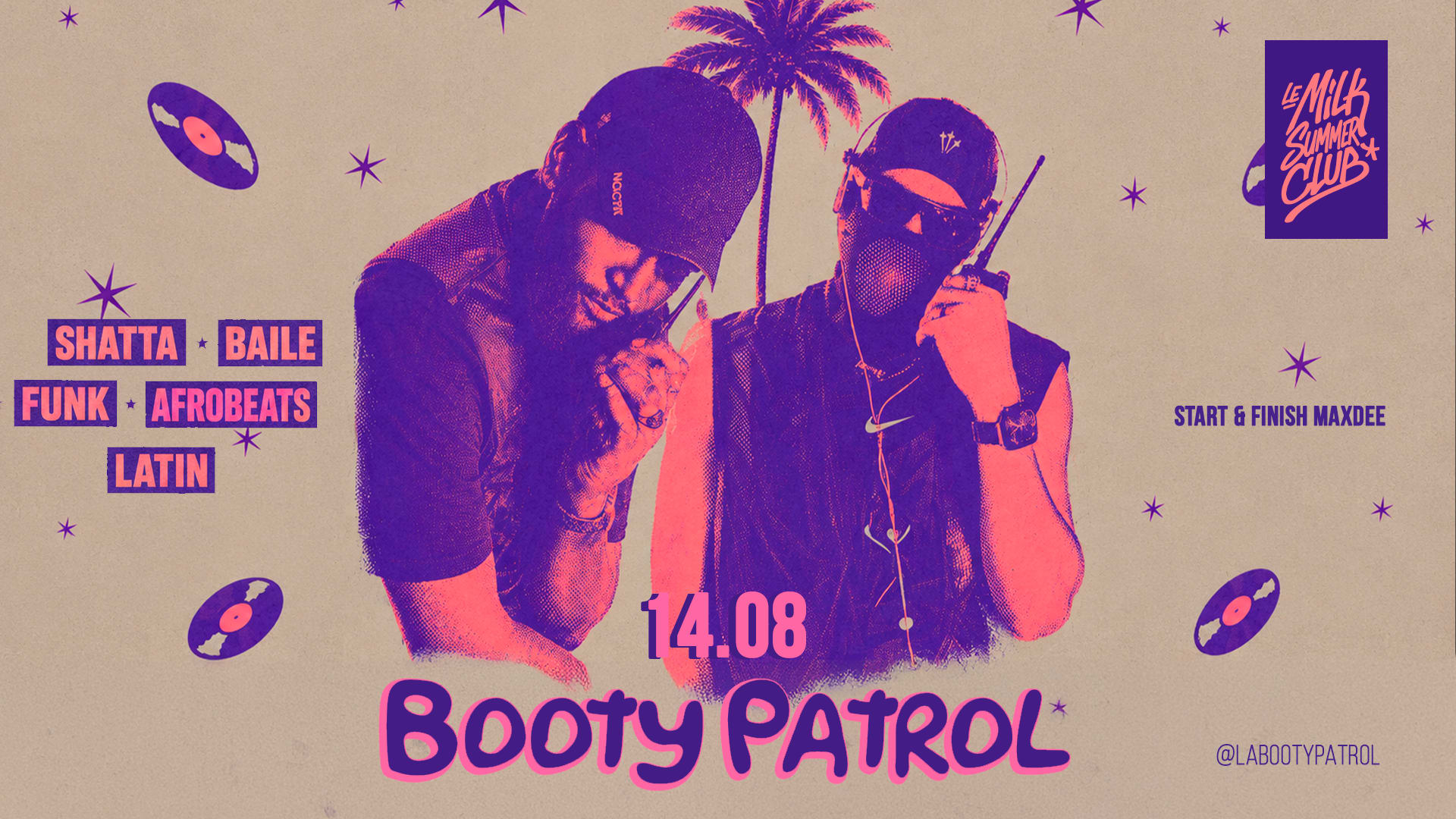 Ven 14 Aout  - Booty Patrol Cover