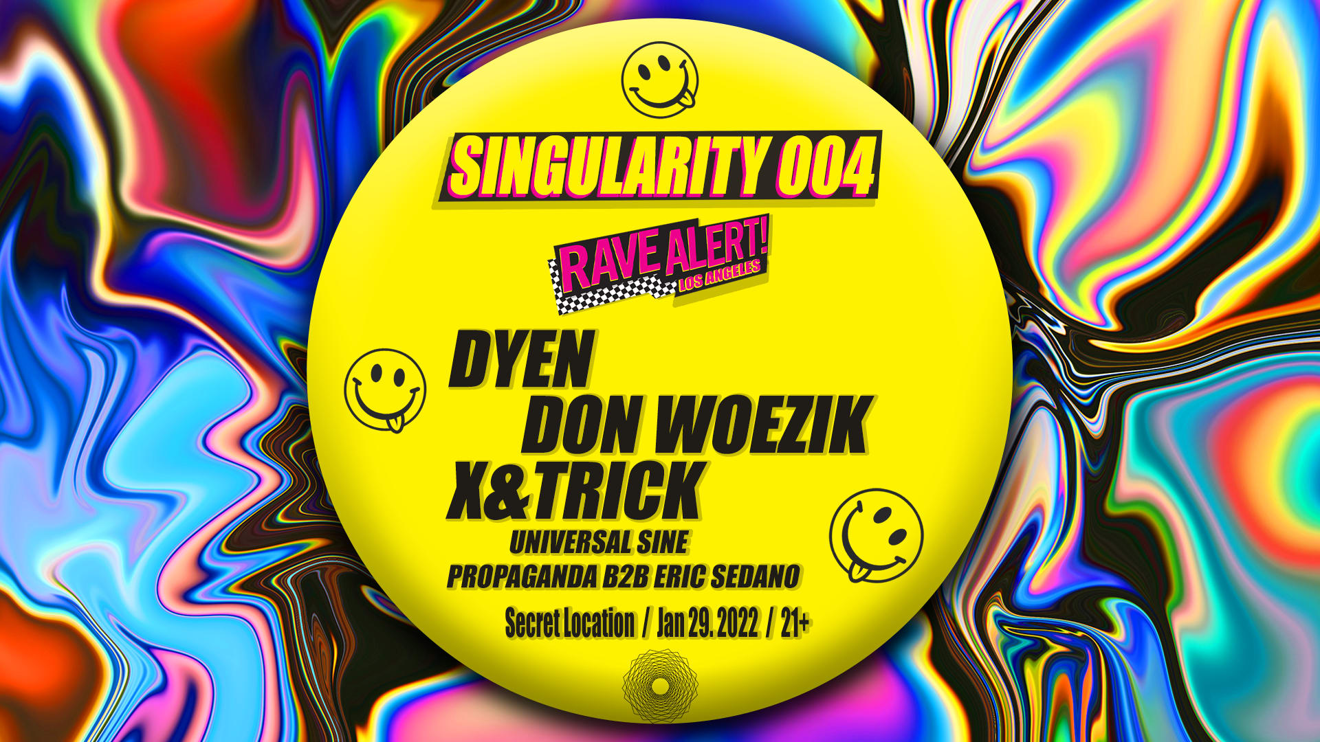 Singularity 004 W/ Dyen, Don Woezik,  X&Trick Cover