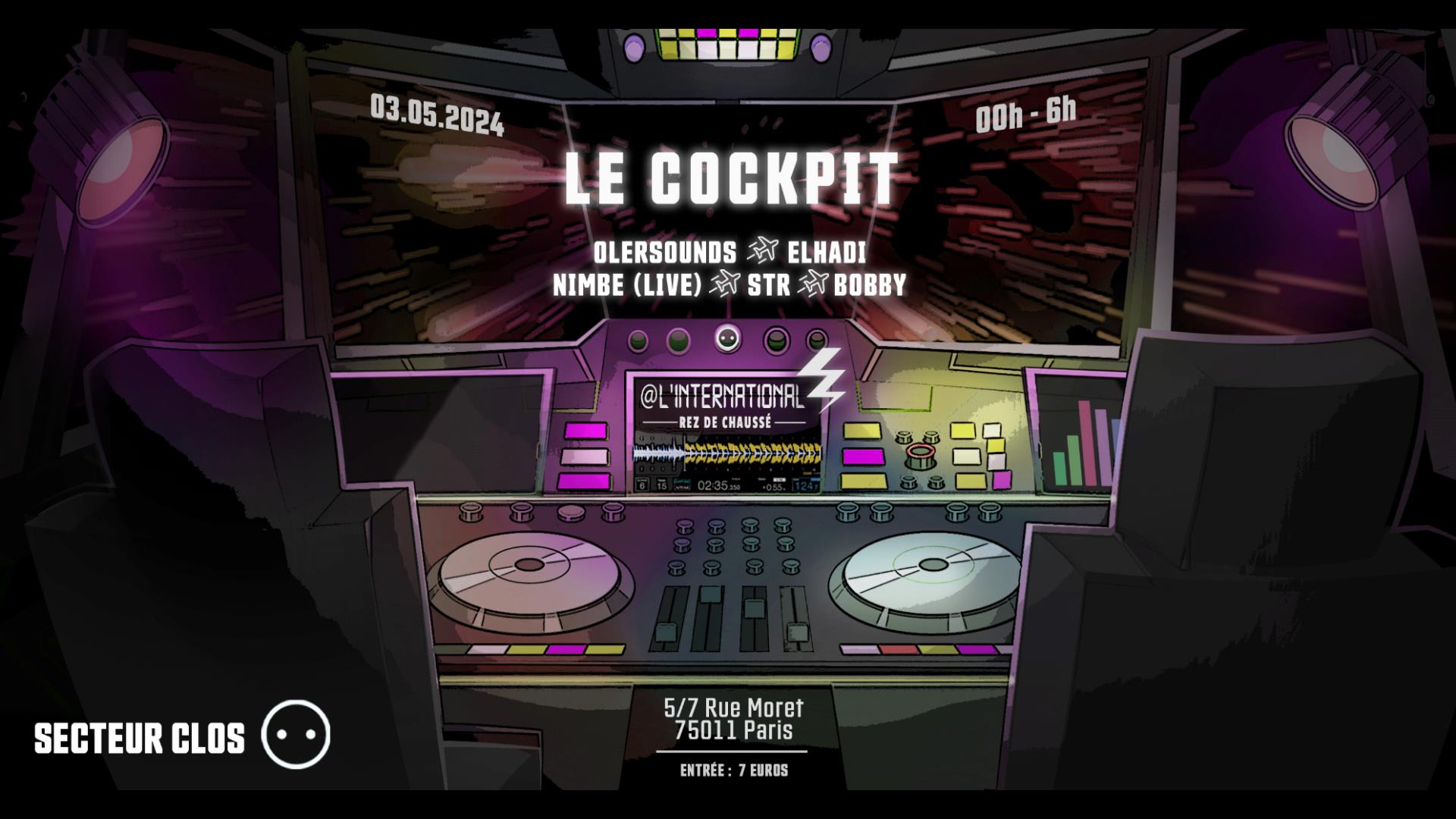 Secteur Clos W/ Olersounds, Nimbe(Live), Elhadi, Str, Bobby Cover