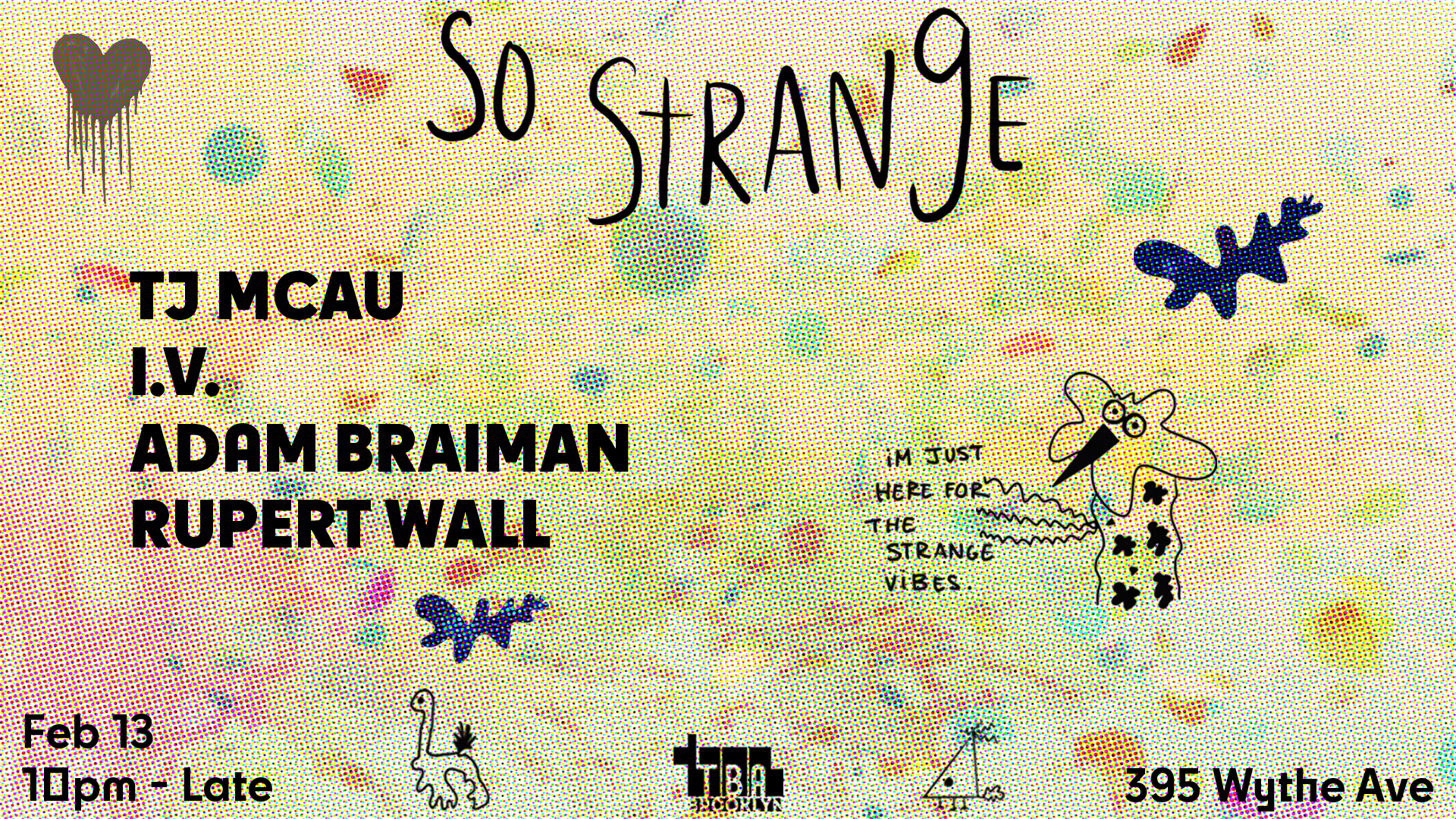 So Strange: Tj Mcau, I.V., Adam Braiman, Rupert Wall Cover