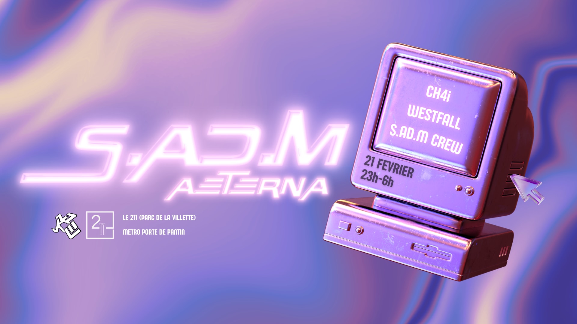 S.Ad.M Présente : Aeterna Cover