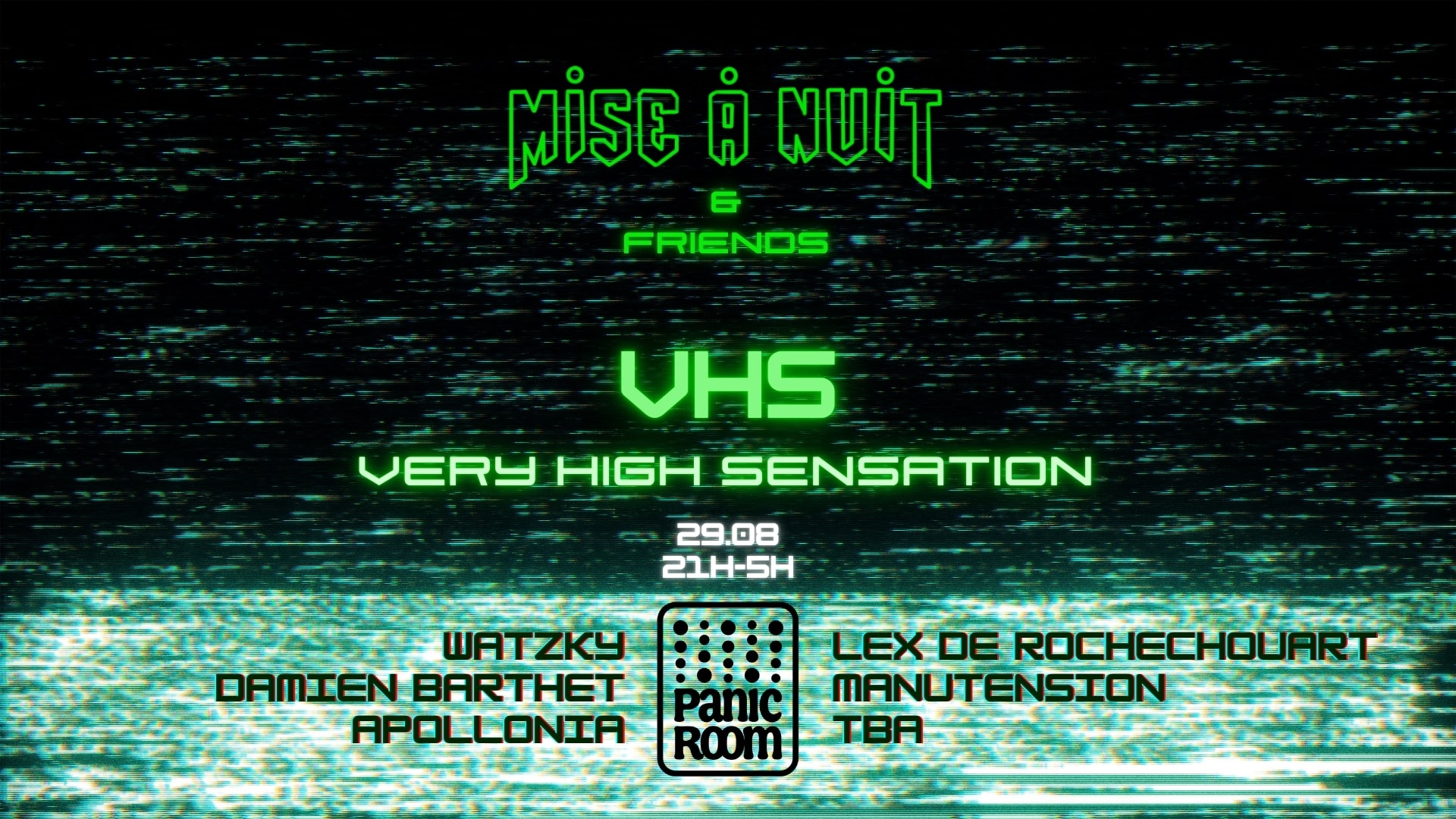 Vhs : Very High Sensation - La Mise À Nuit Cover