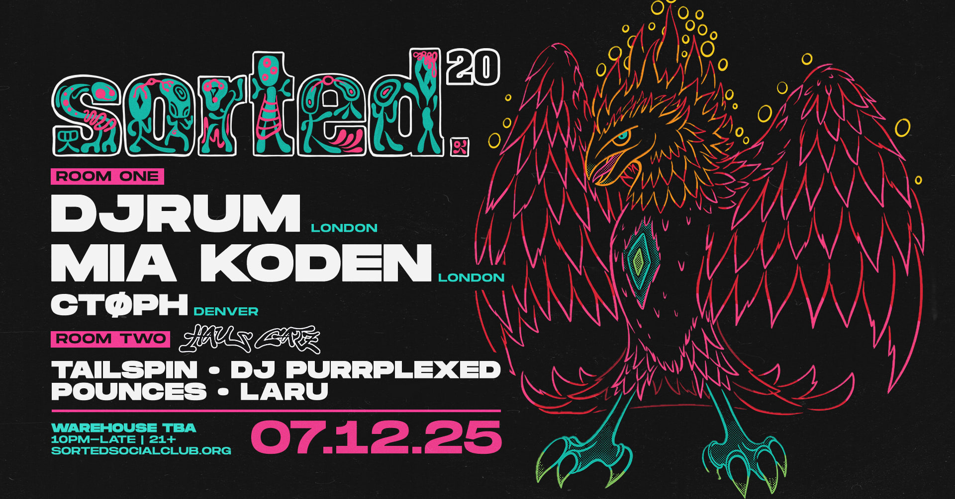 Sorted20 - Djrum + Mia Koden + Haus Catz Cover