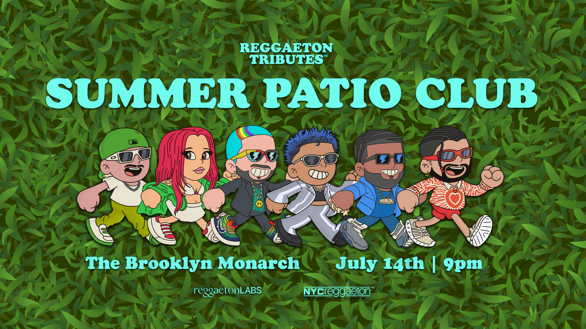 Reggaeton Summer Patio Club - July 14th (21+) Cover