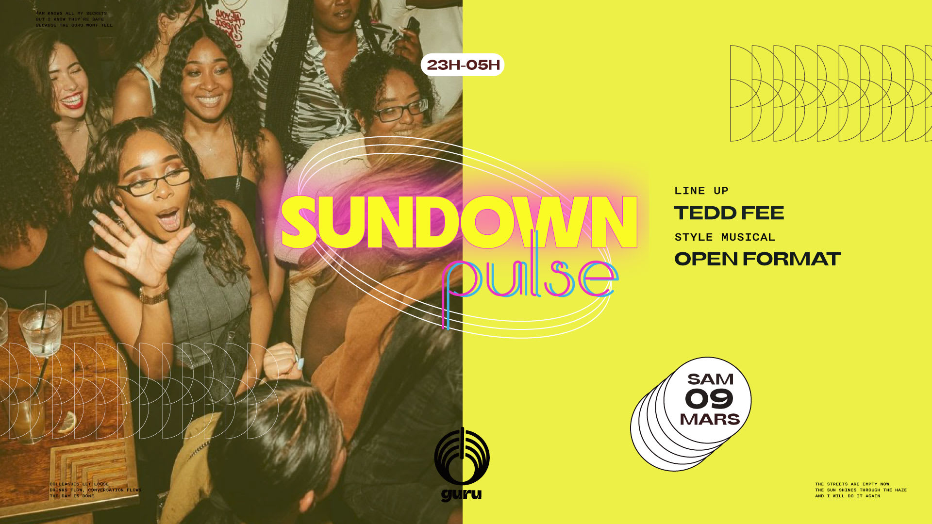 Sundown Pulse #3 - Guru Club Cover