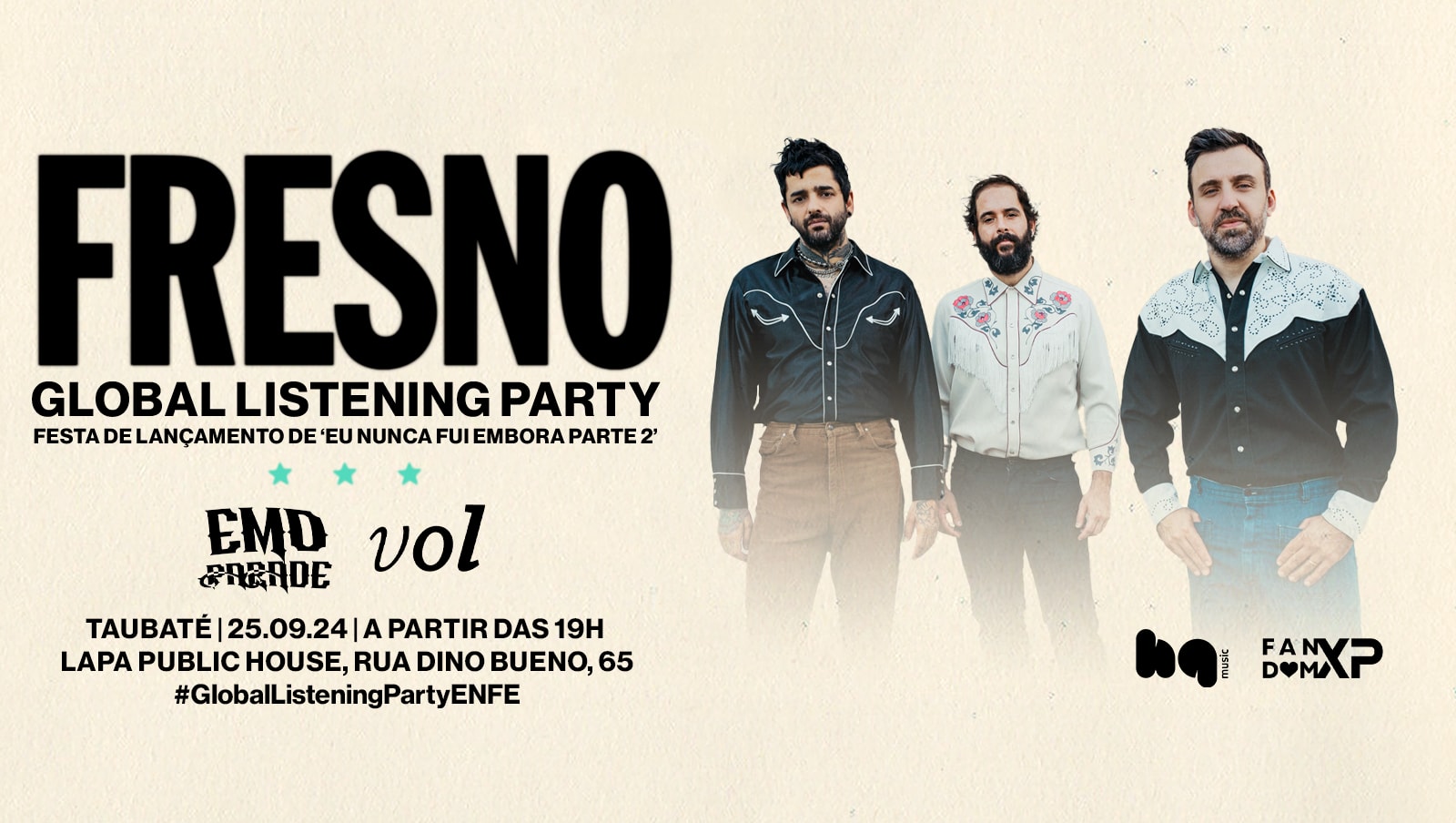 Emo Parade + Vol: Enfe Global Listening Party @ Taubaté (Sp) Cover