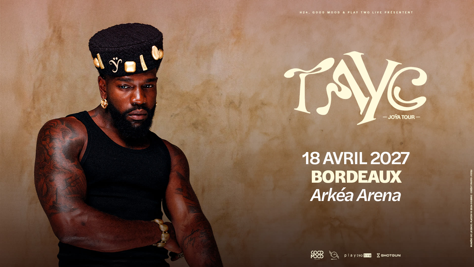 Tayc À L'arkéa Arena De Bordeaux Cover