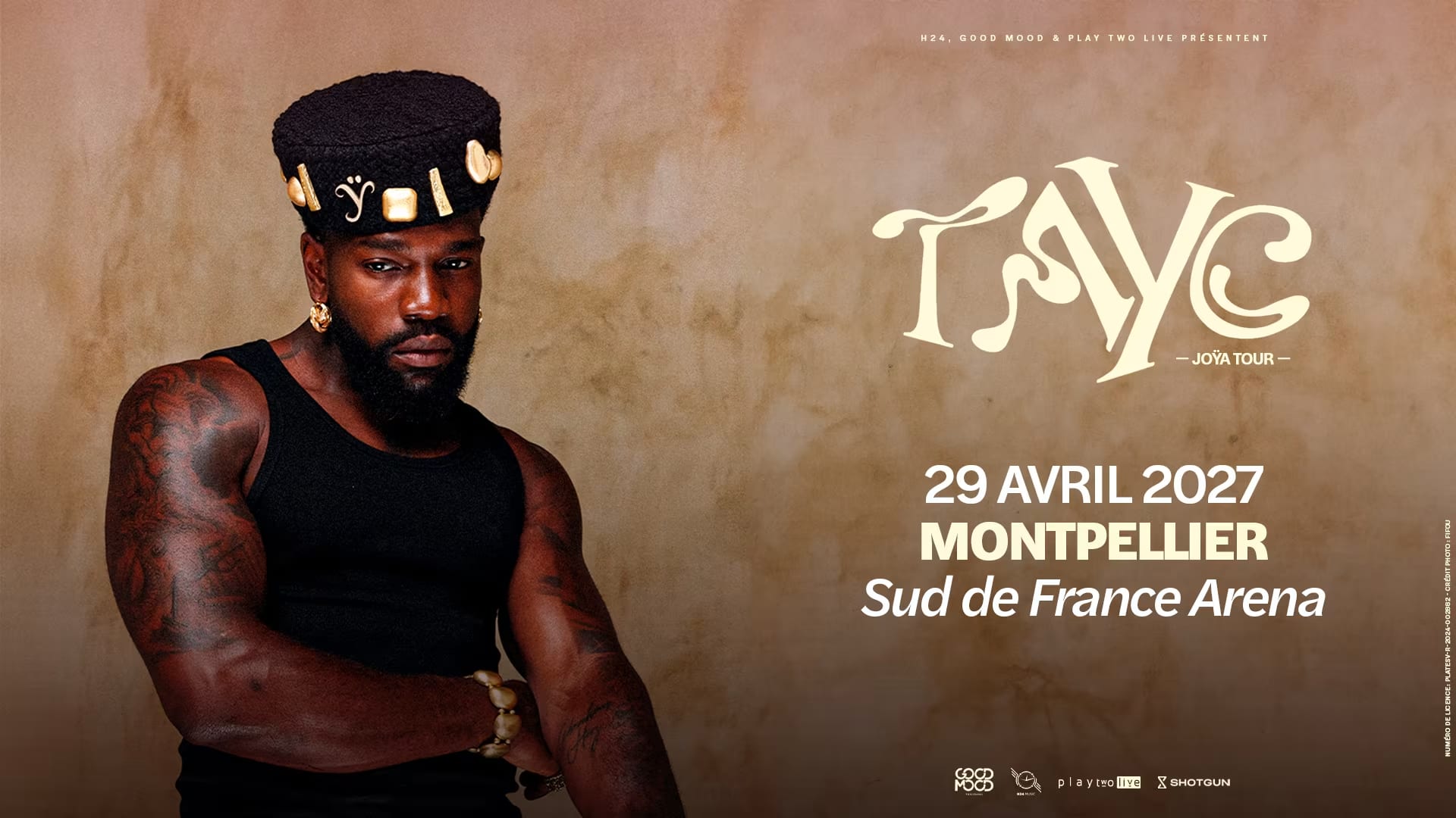Tayc À La Sud De France Arena De Montpellier Cover