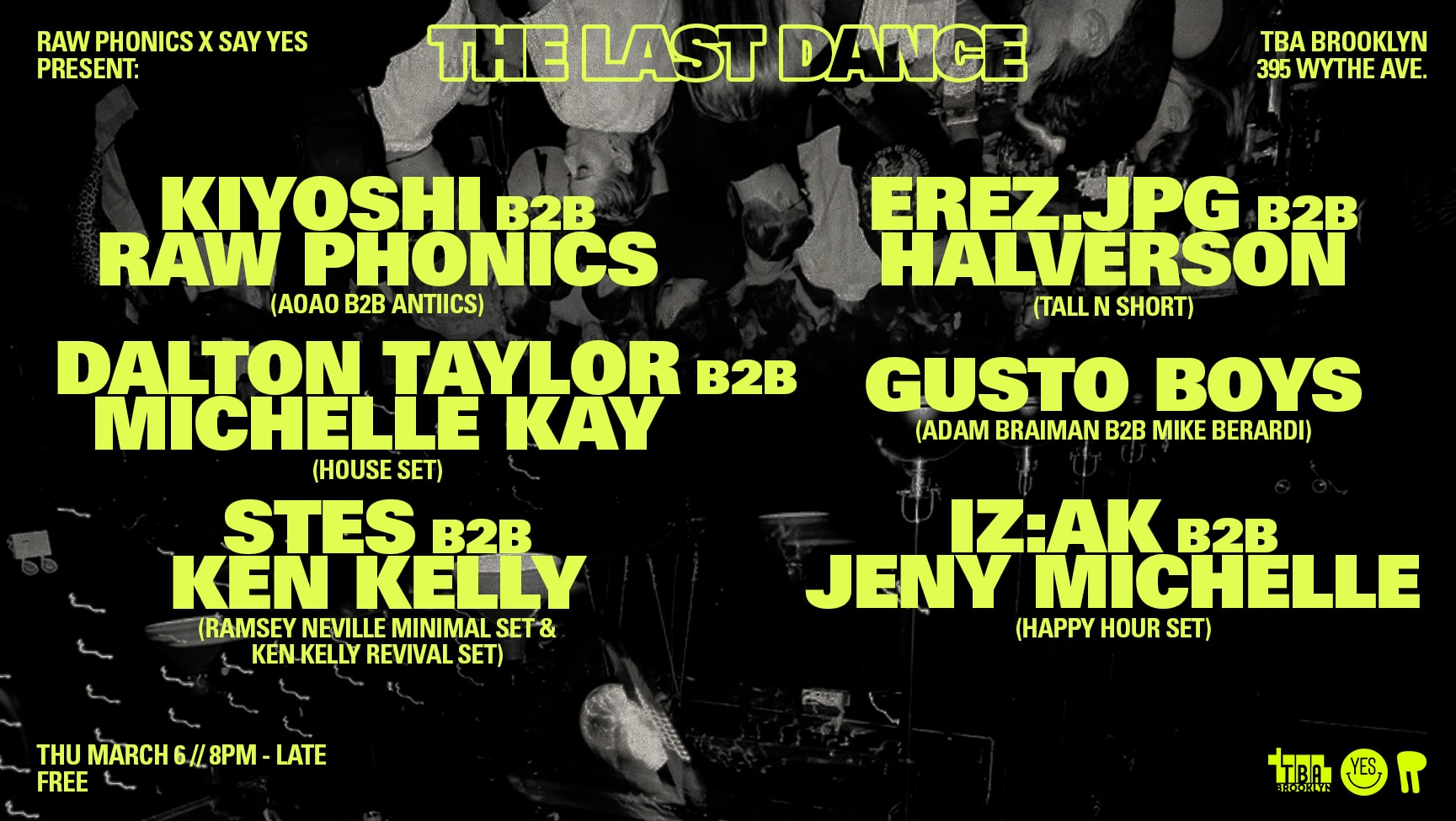 Raw Phonics X Say Yes Present Their Last Dance Cover