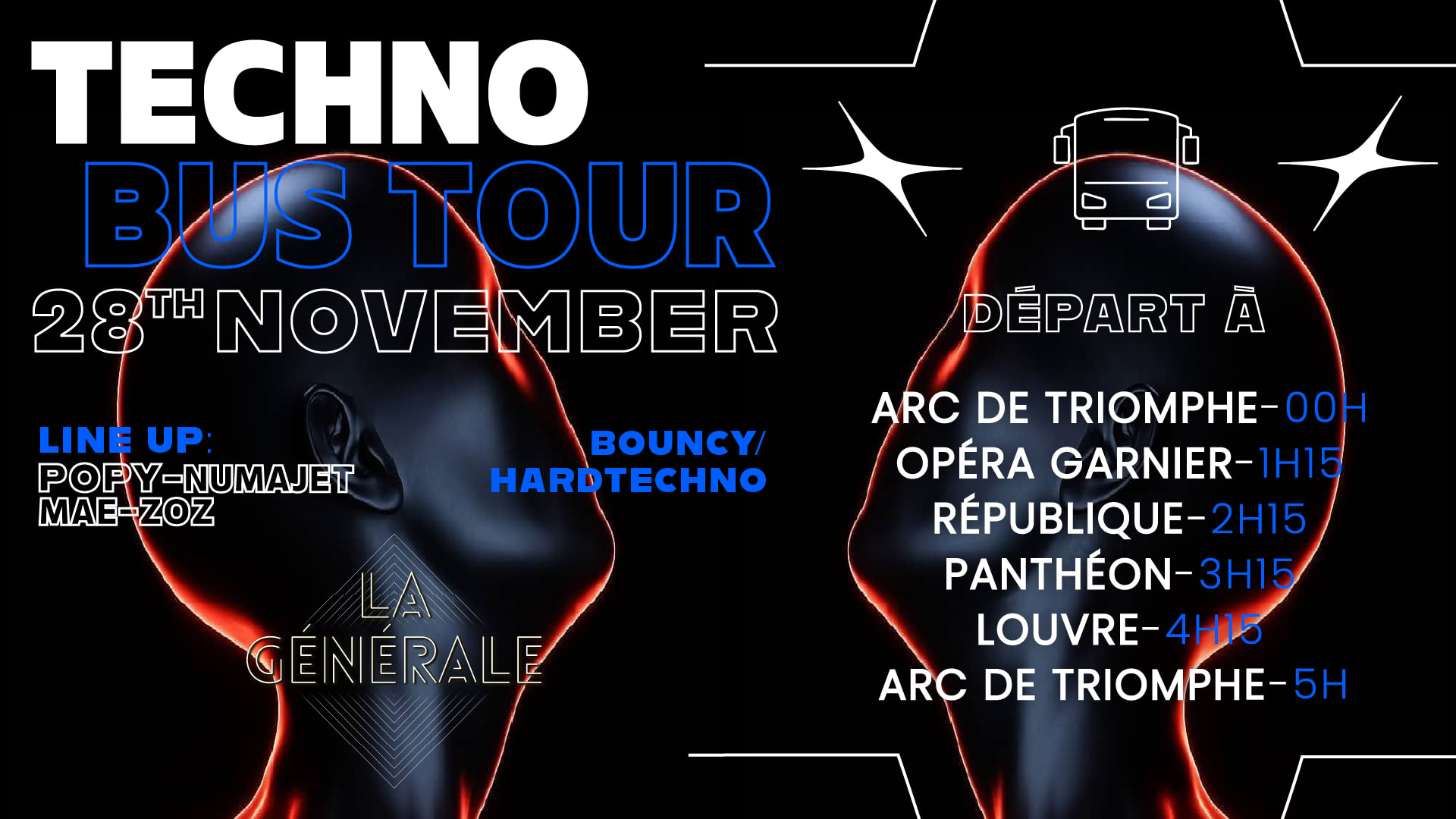 Techno Bus La Générale Cover