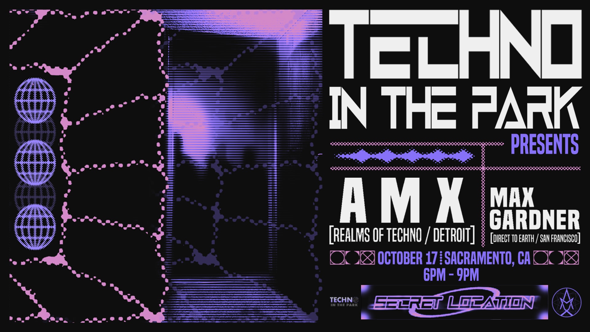 Techno In The Park Presents: [Amx] W/Max Gardner Cover