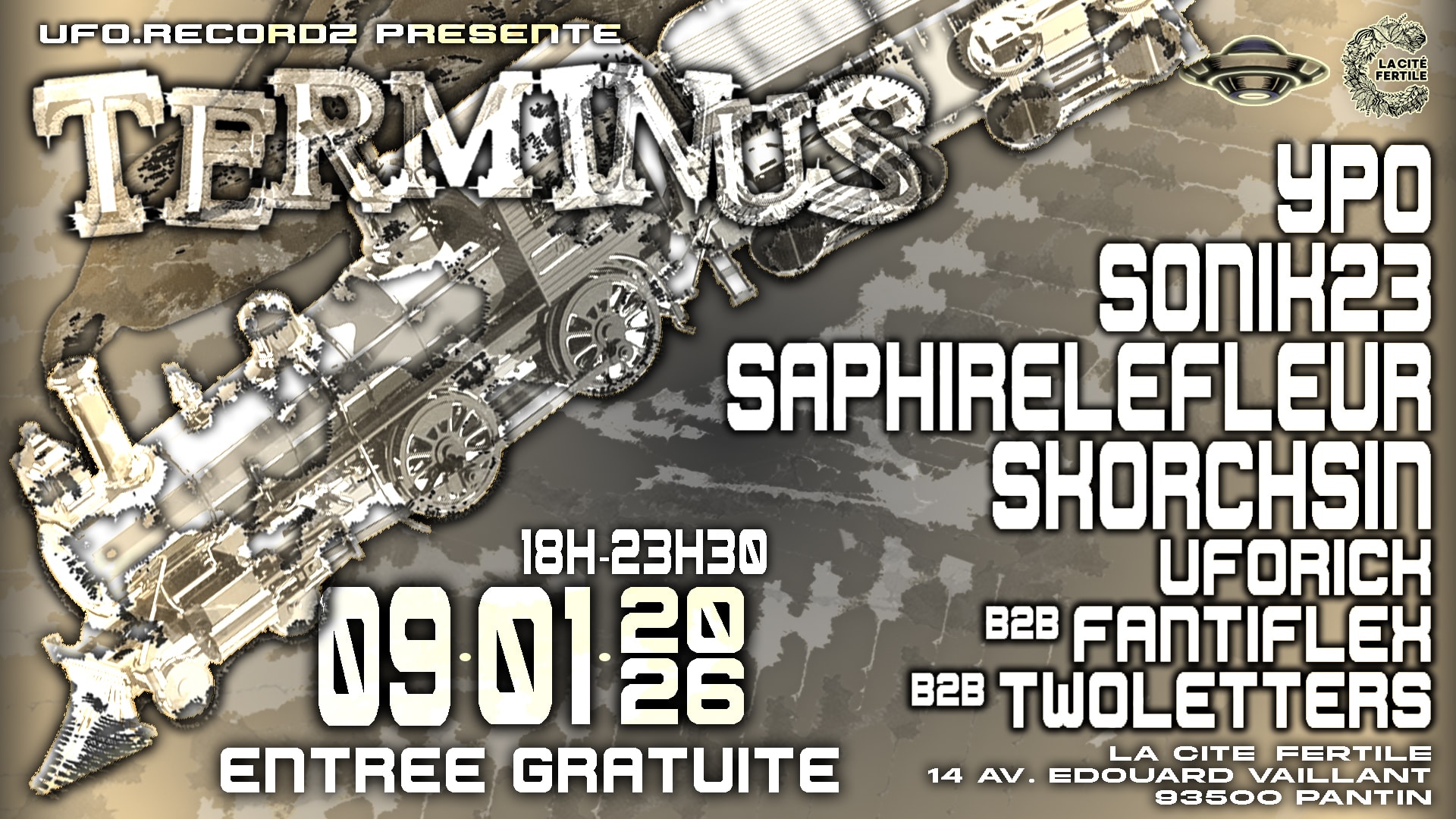 Terminus: Ufo.Recordz X La Cité Fertile Cover