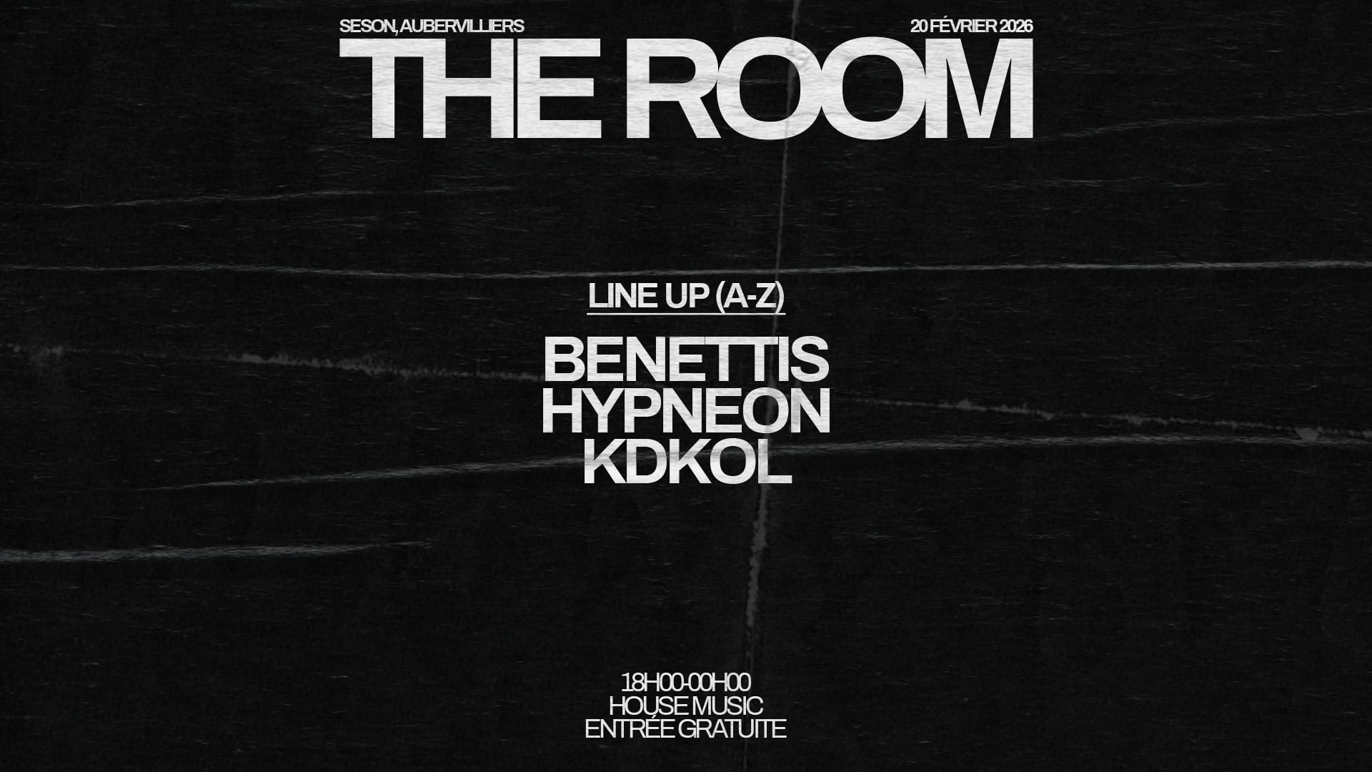 The Room - Benettis, Hypneon, Kdkol Cover