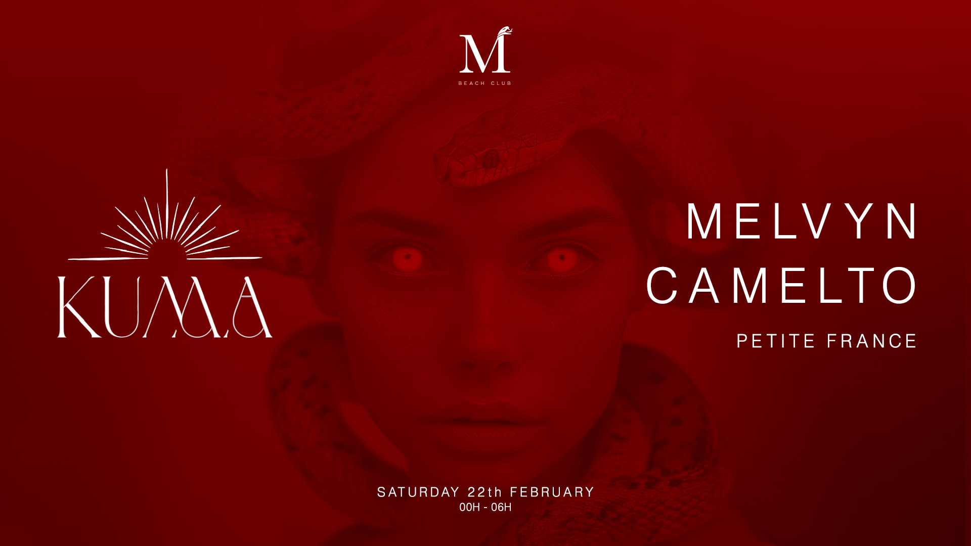Kuma X Medusa Beach Club | Melvyn, Camelto & Petite France Cover