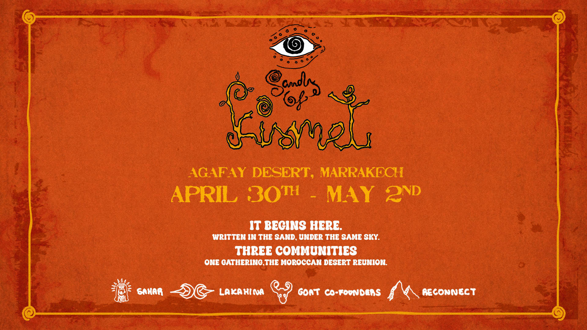 Sands Of Kismet Intimate Gathering - Marrakesh Cover