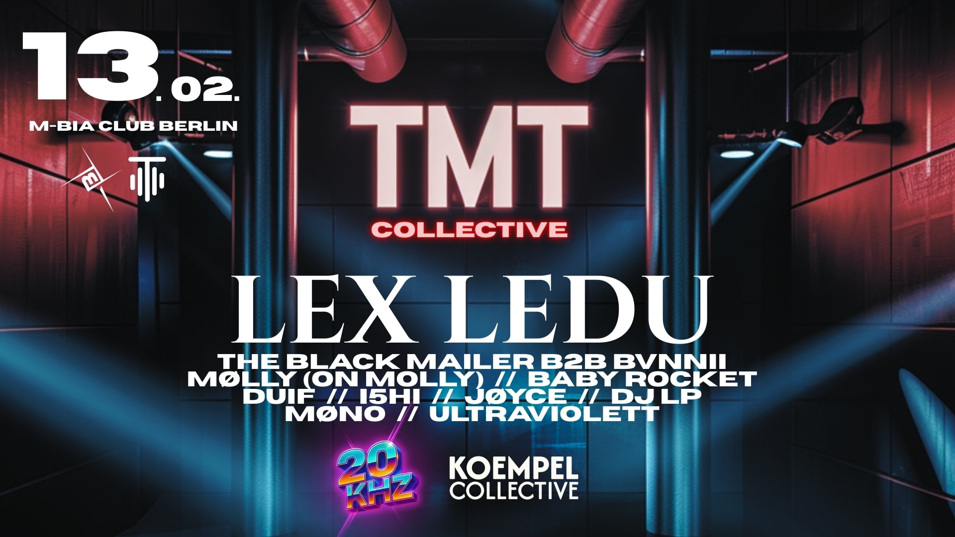 Lex Ledu With Tmt Collective X 20khz X Koempel Collective Cover