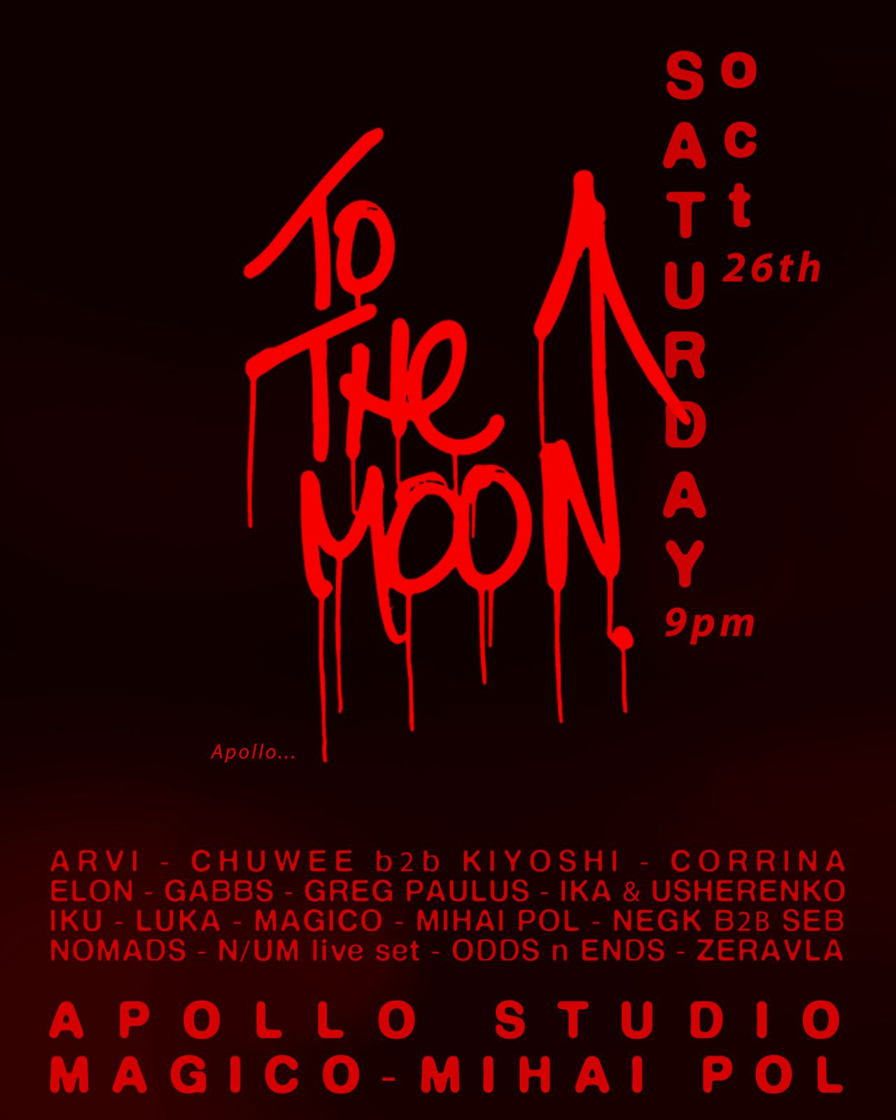 Apollo Studio To The Moon⭡. Part 2 Cover