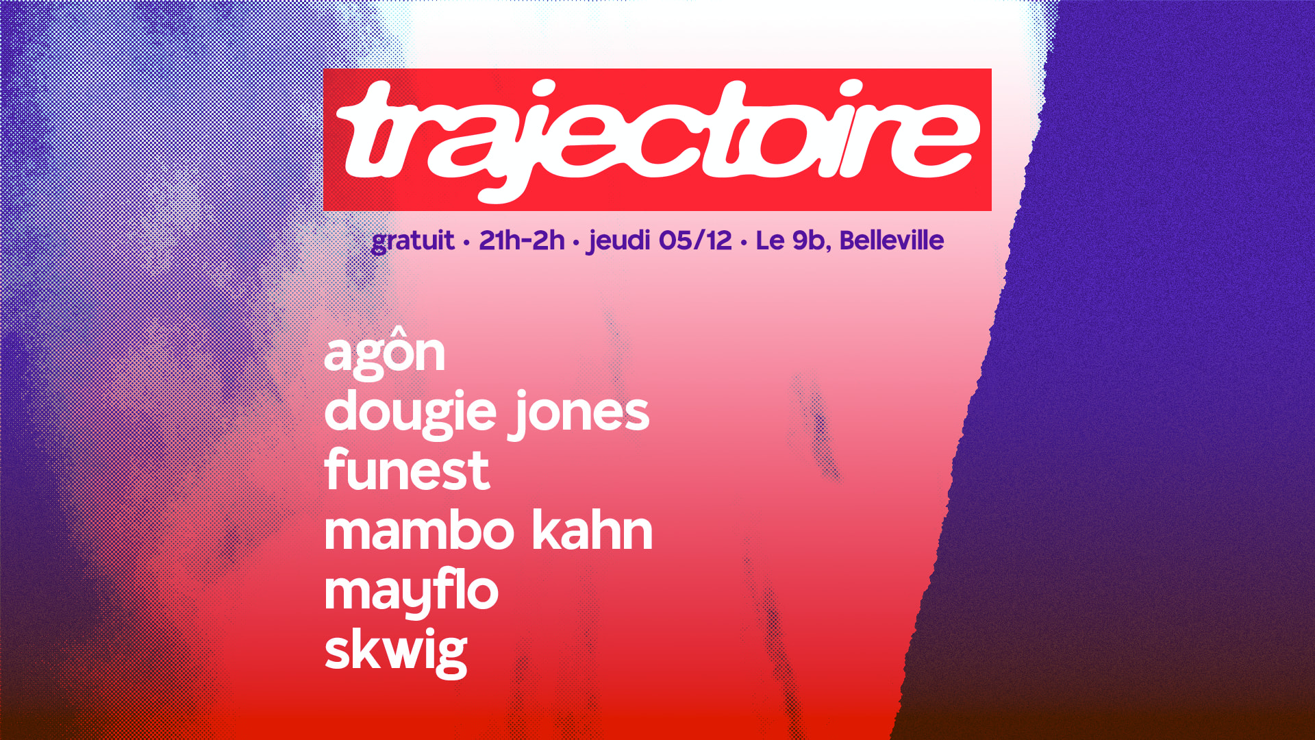 Trajectoire @ Le 9b Cover