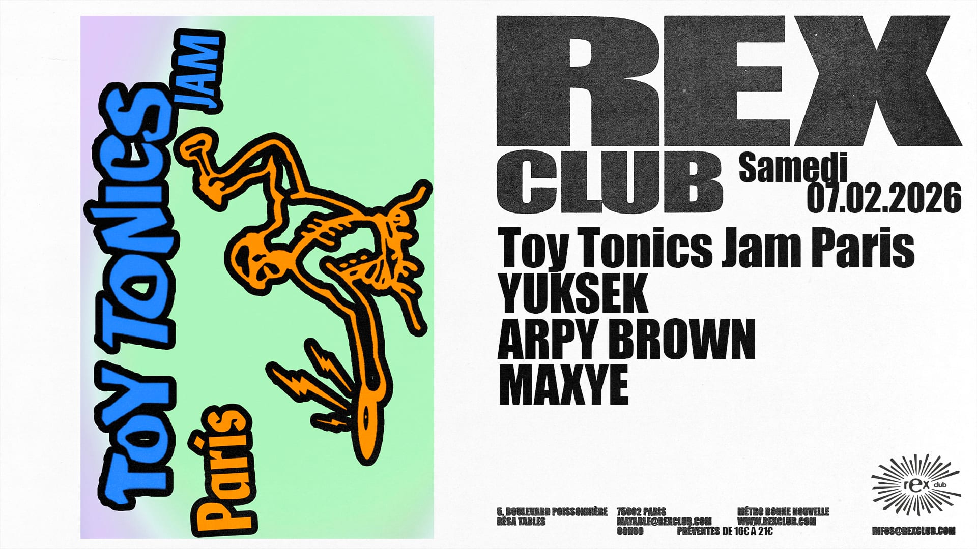 Toy Tonics Jam Paris: Yuksek, Arpy Brown, Maxye Cover