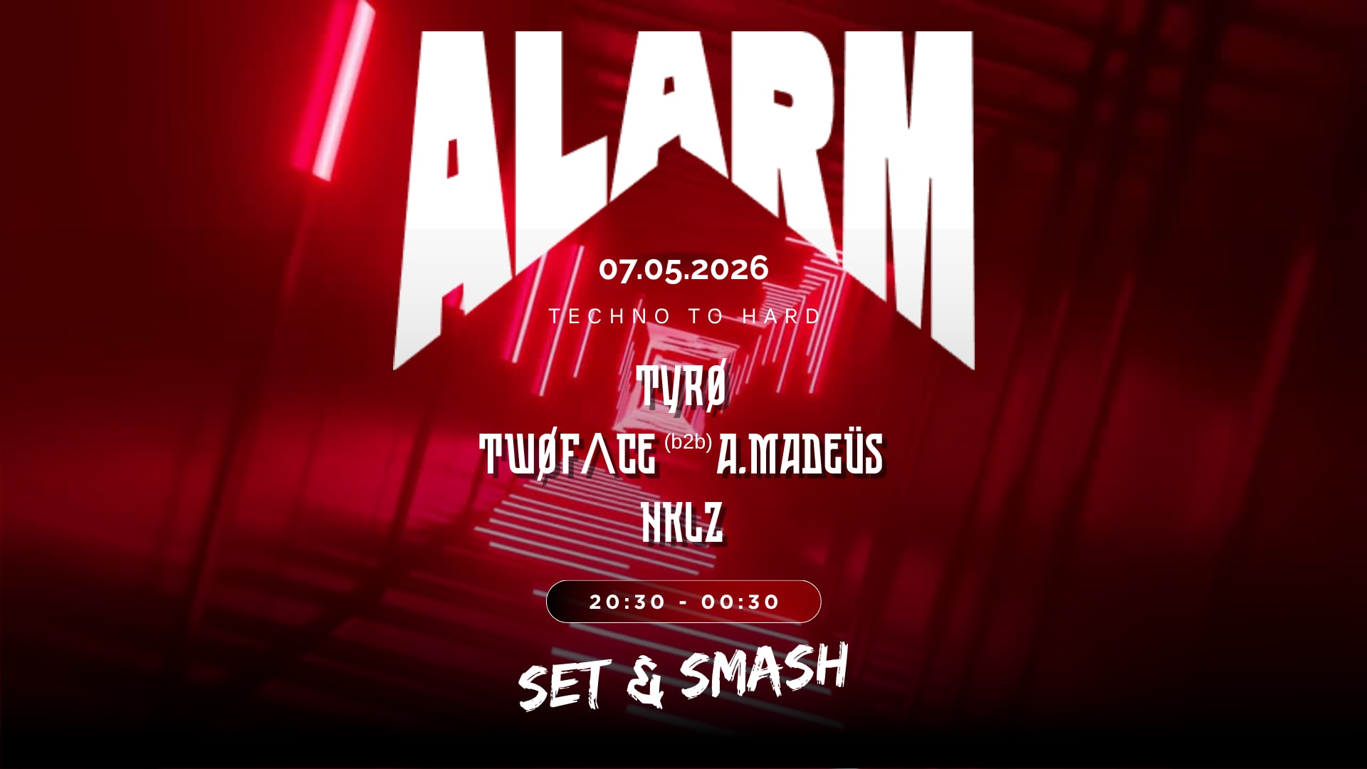 Alarm X Set & Smash — Techno To Hard III Cover