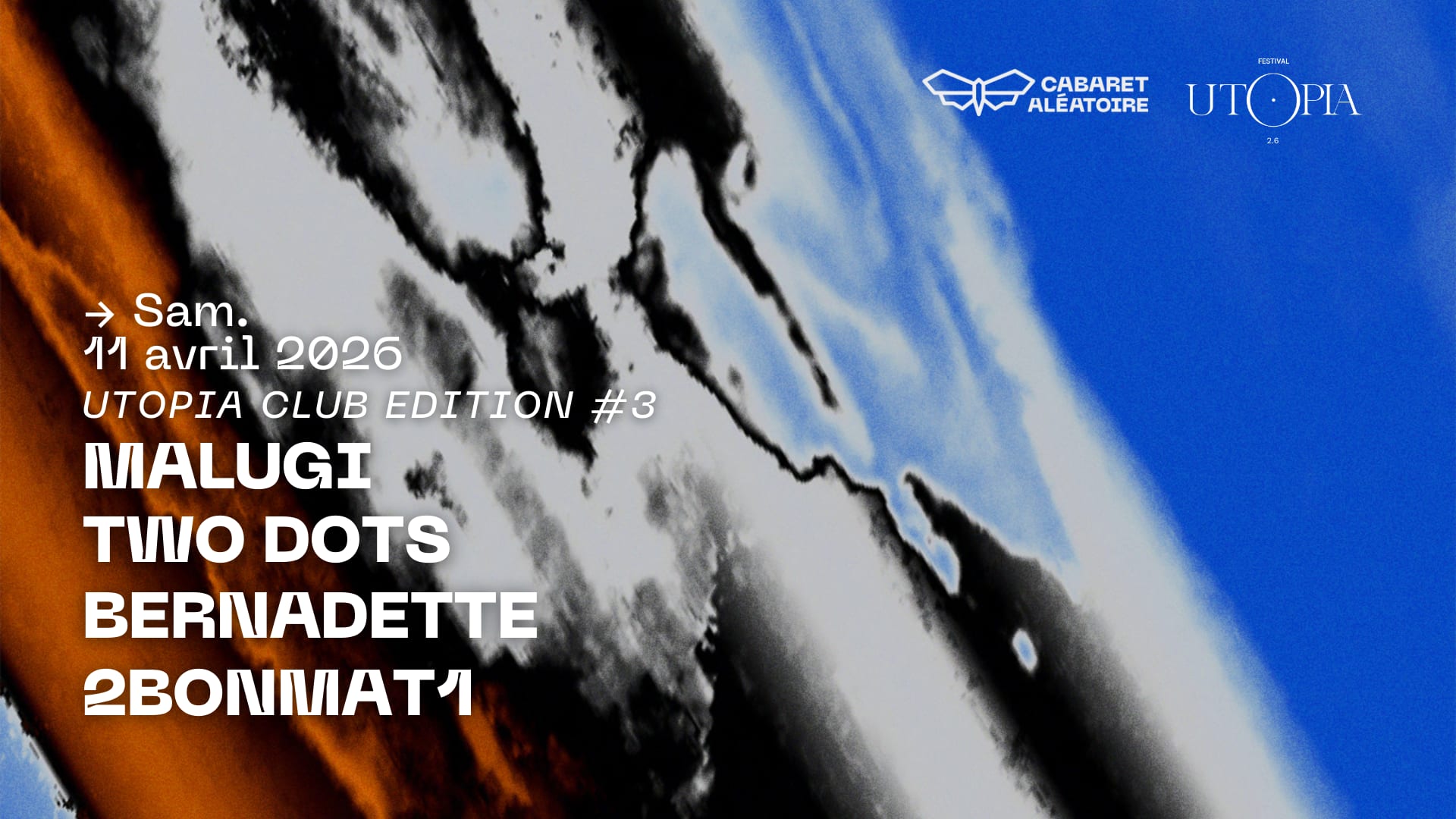 11/04 | Utopia Club Edition #3 : Malugi & More Cover