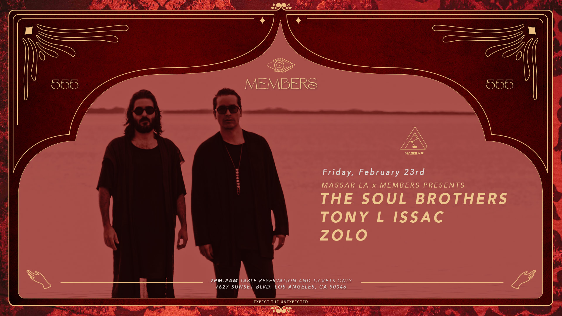 Members X  Massar La Present :  The Soul Brothers Cover
