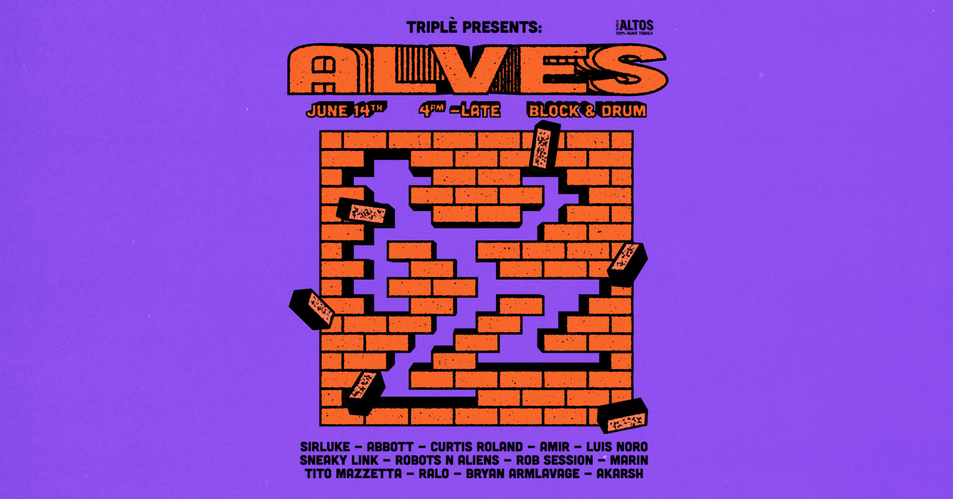 Triplé Presents: Alves Cover