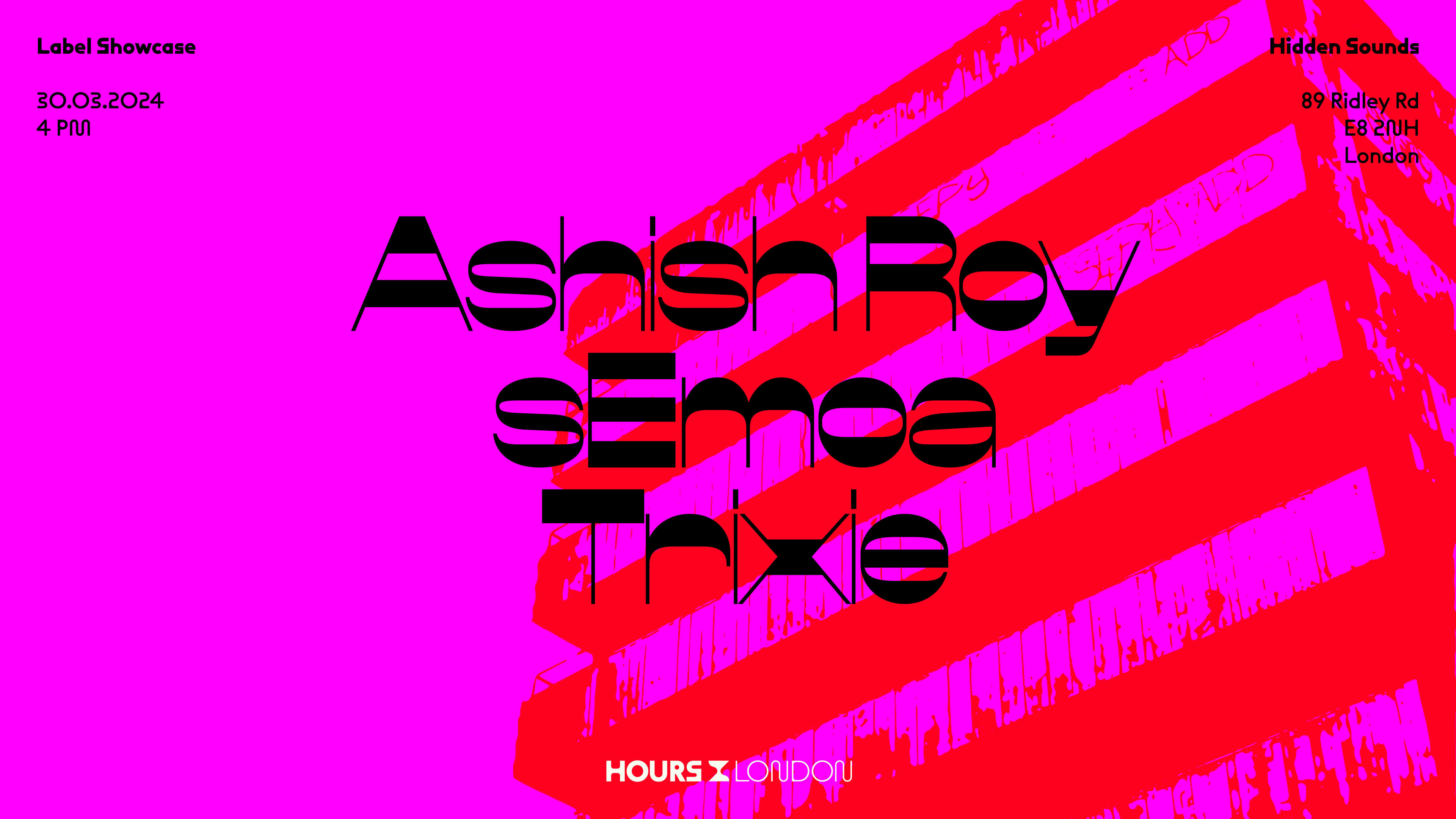 Hours London : Label Showcase At Hidden Sounds Cover