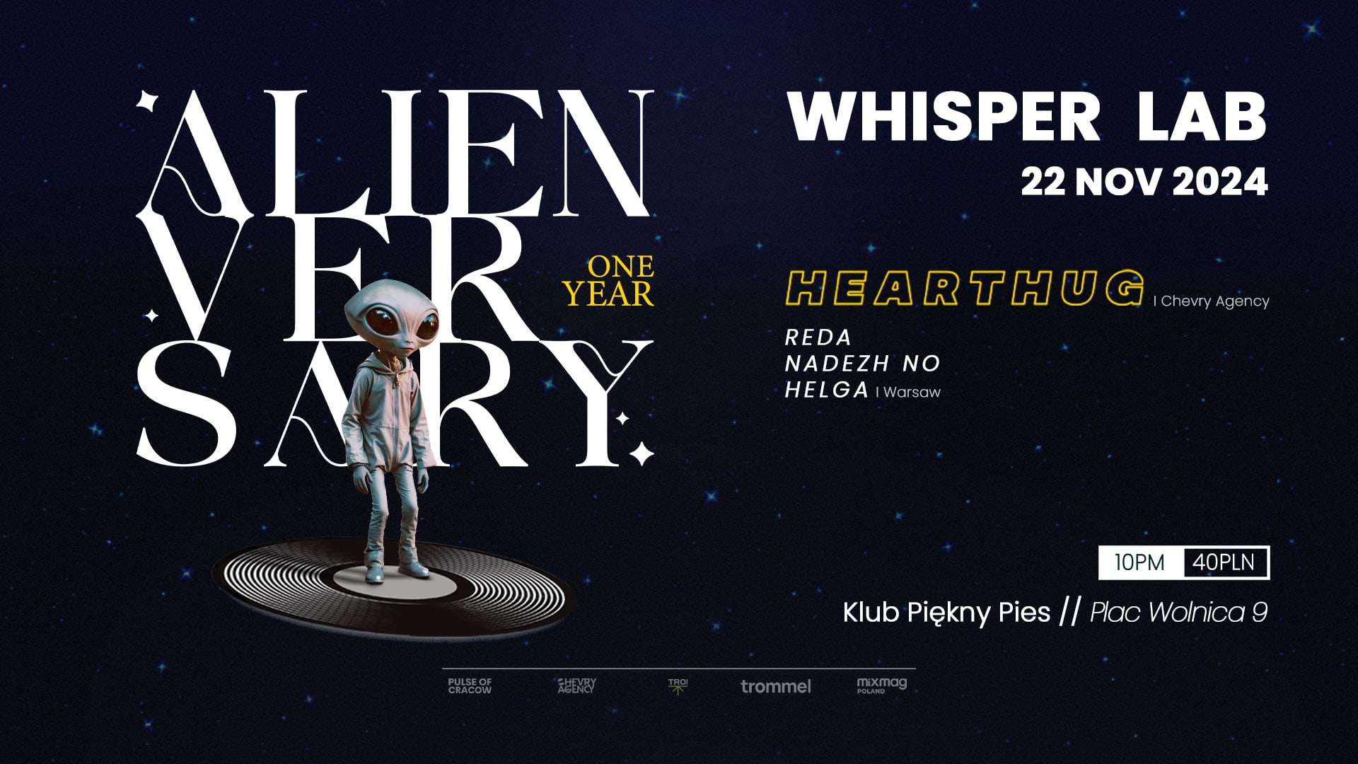 Whisper Lab: 1st Alienversary Cover