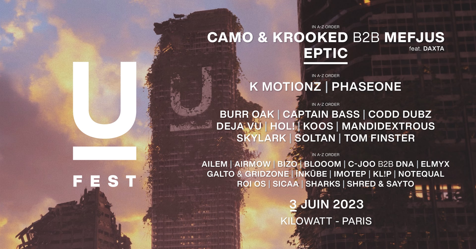 U Fest 2023 Cover