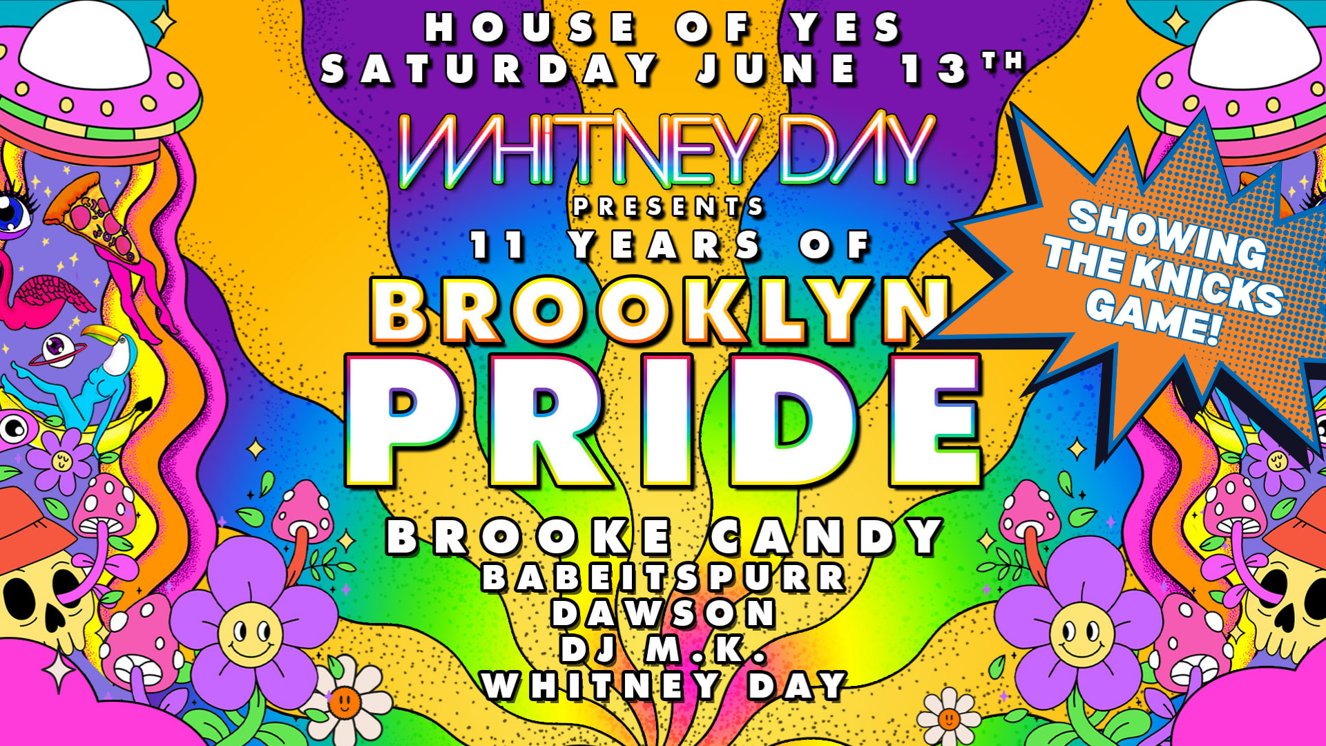 Brooklyn Pride: Brooke Candy · Babeitspurr · Whitney Day ++ Cover