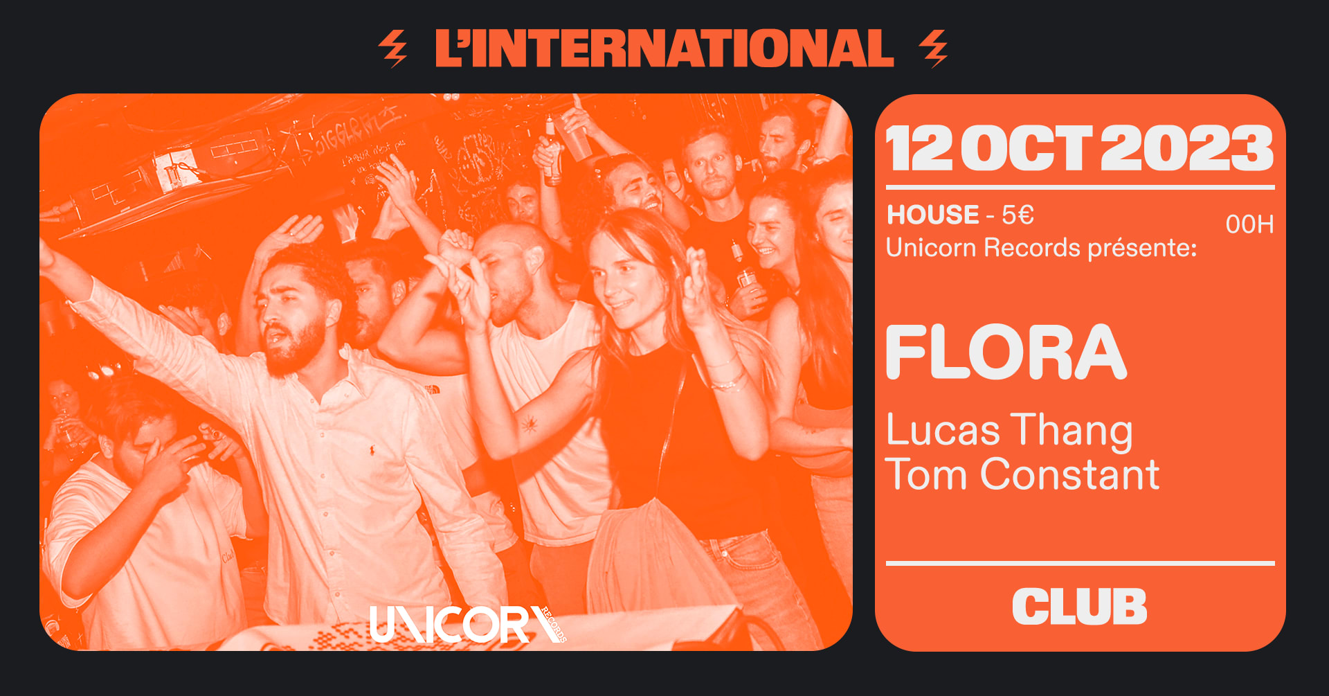 L'international X Unicorn Records Cover