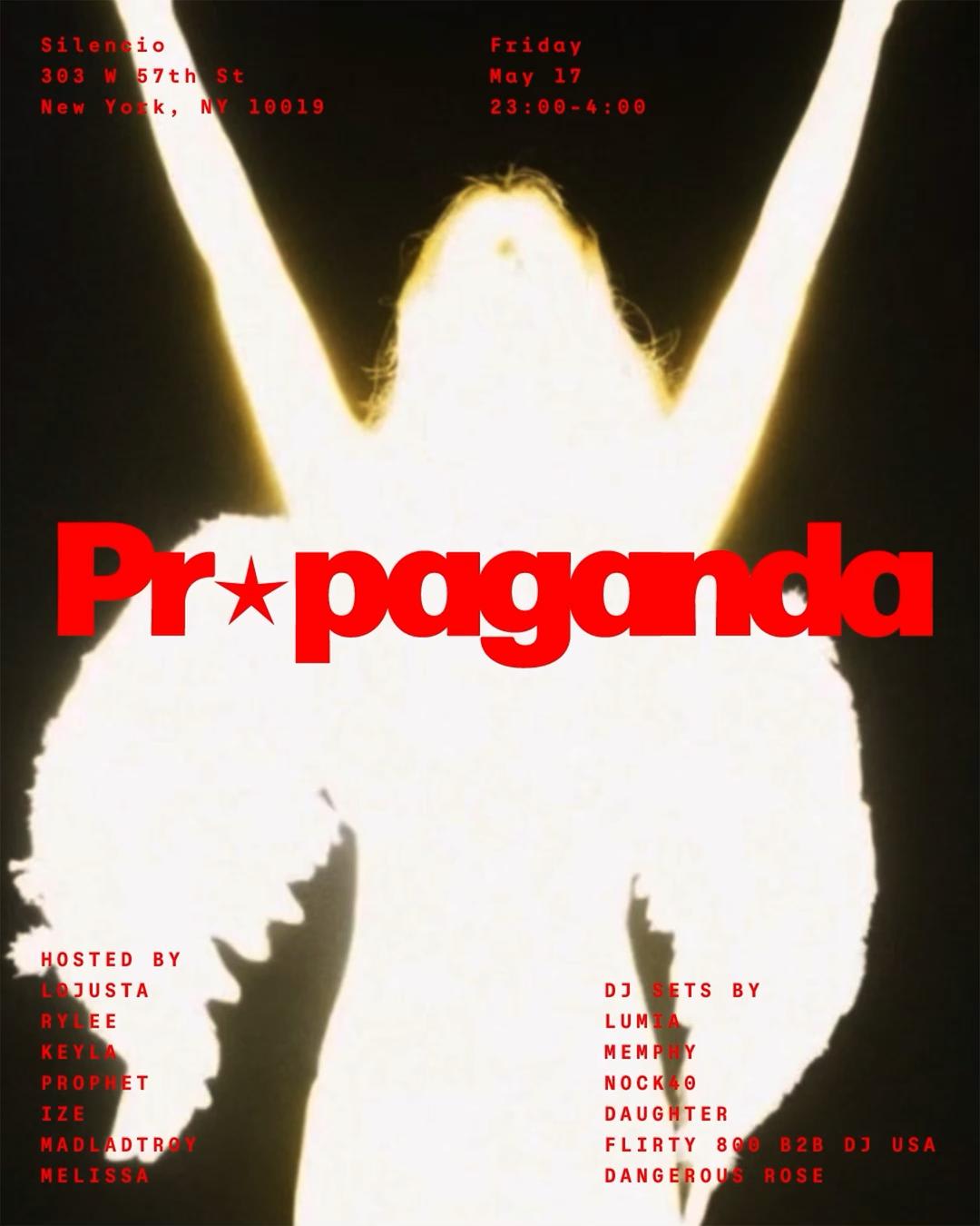 Propaganda Night W/ Lumia & Friends Cover