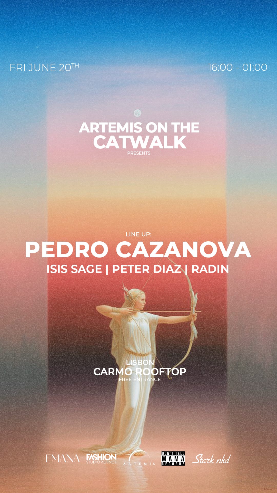 Artemis On Catwalk At Carmo Rooftop Cover