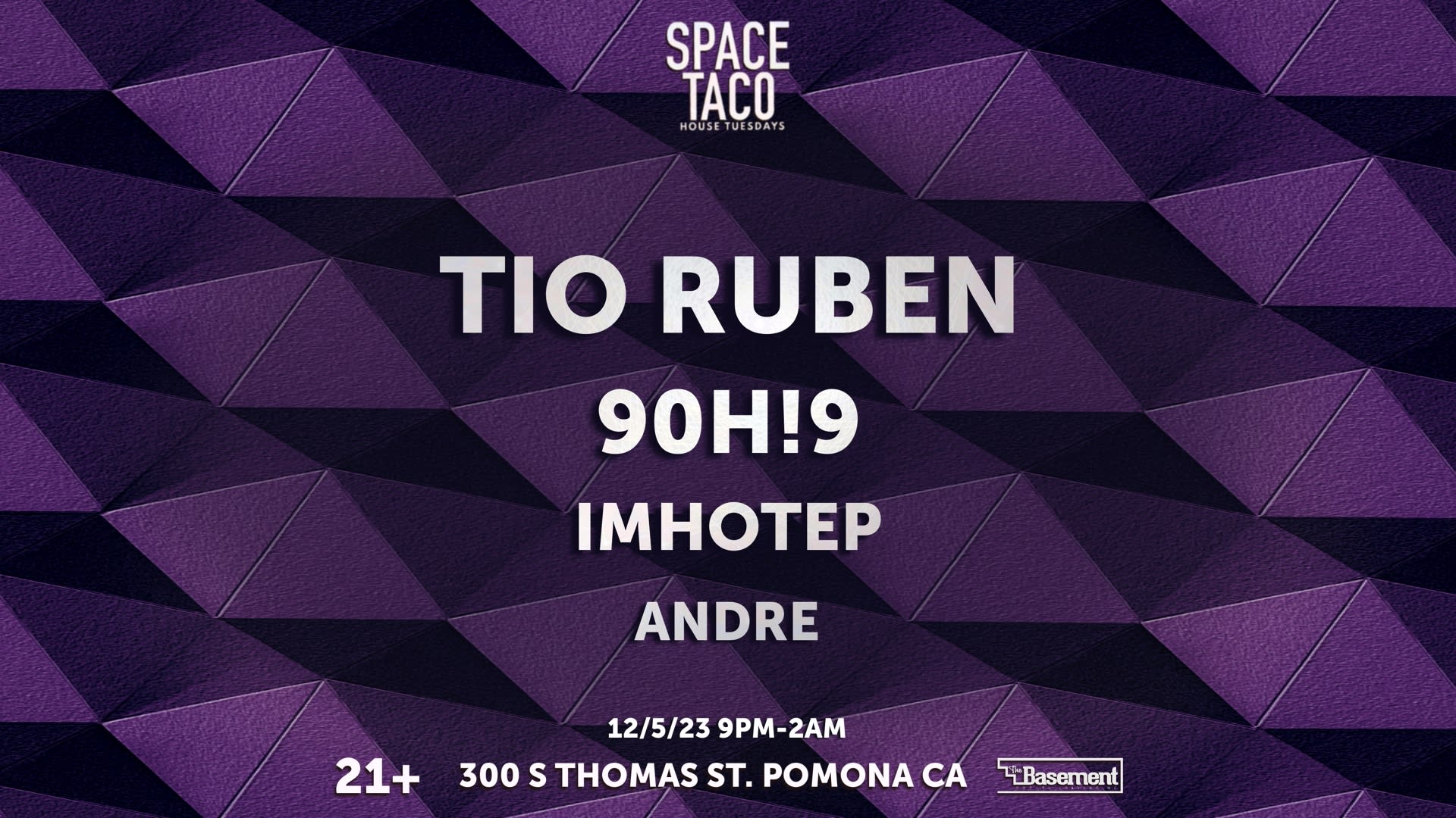 Space Taco!! W Tio Ruben, 90h!9, Imhotep, Andre+ Cover