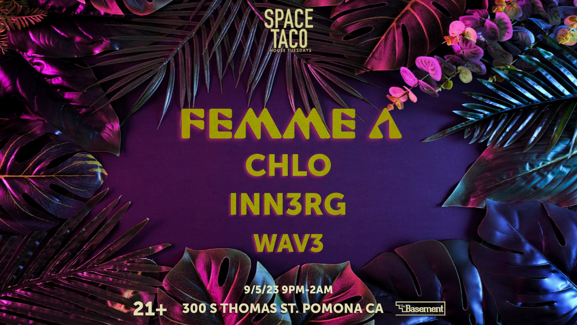 Space Taco !! W Femme A, Chlo, Inn3rg & Wav3 Cover
