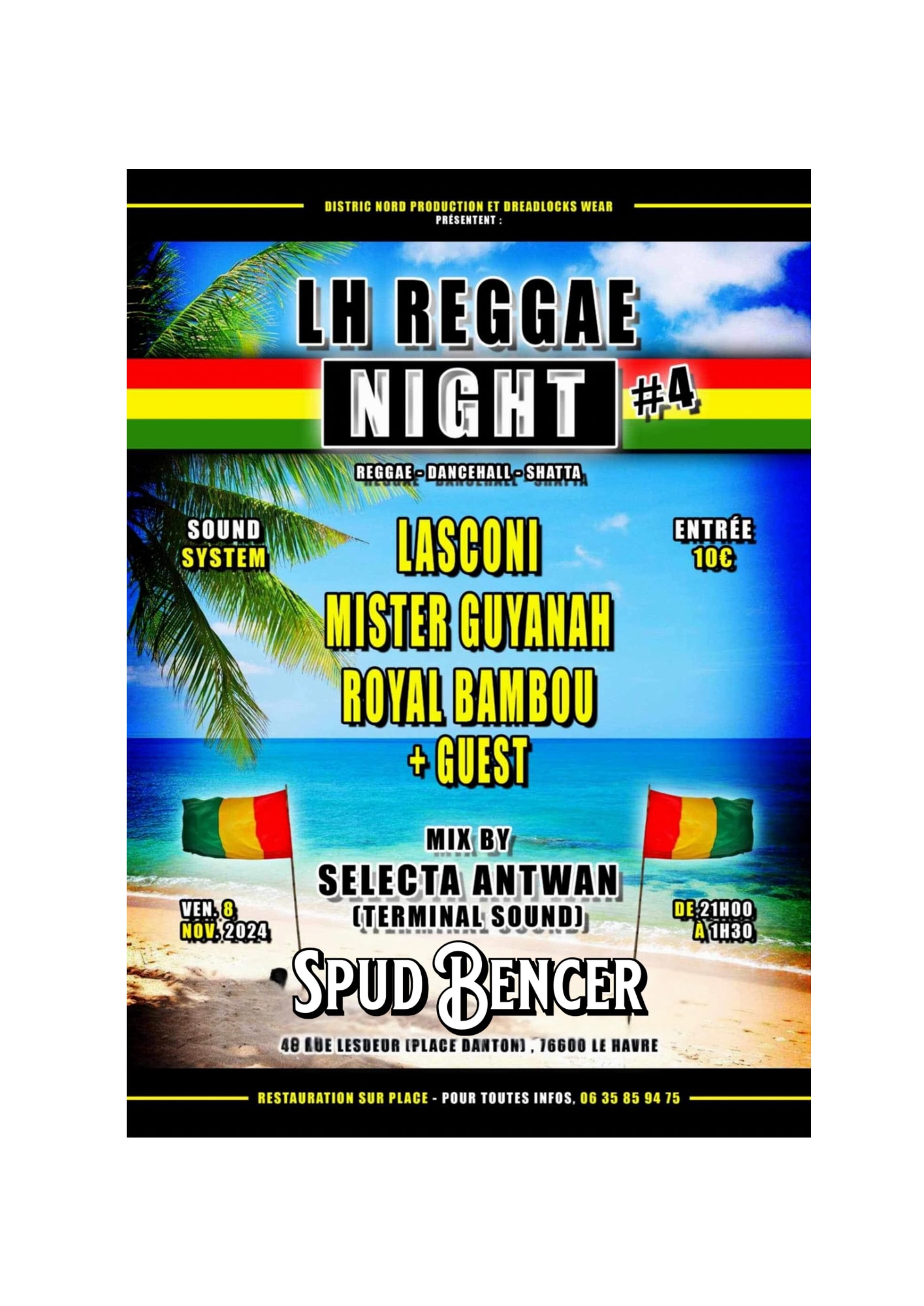 Lh Reggae Night #4 Cover