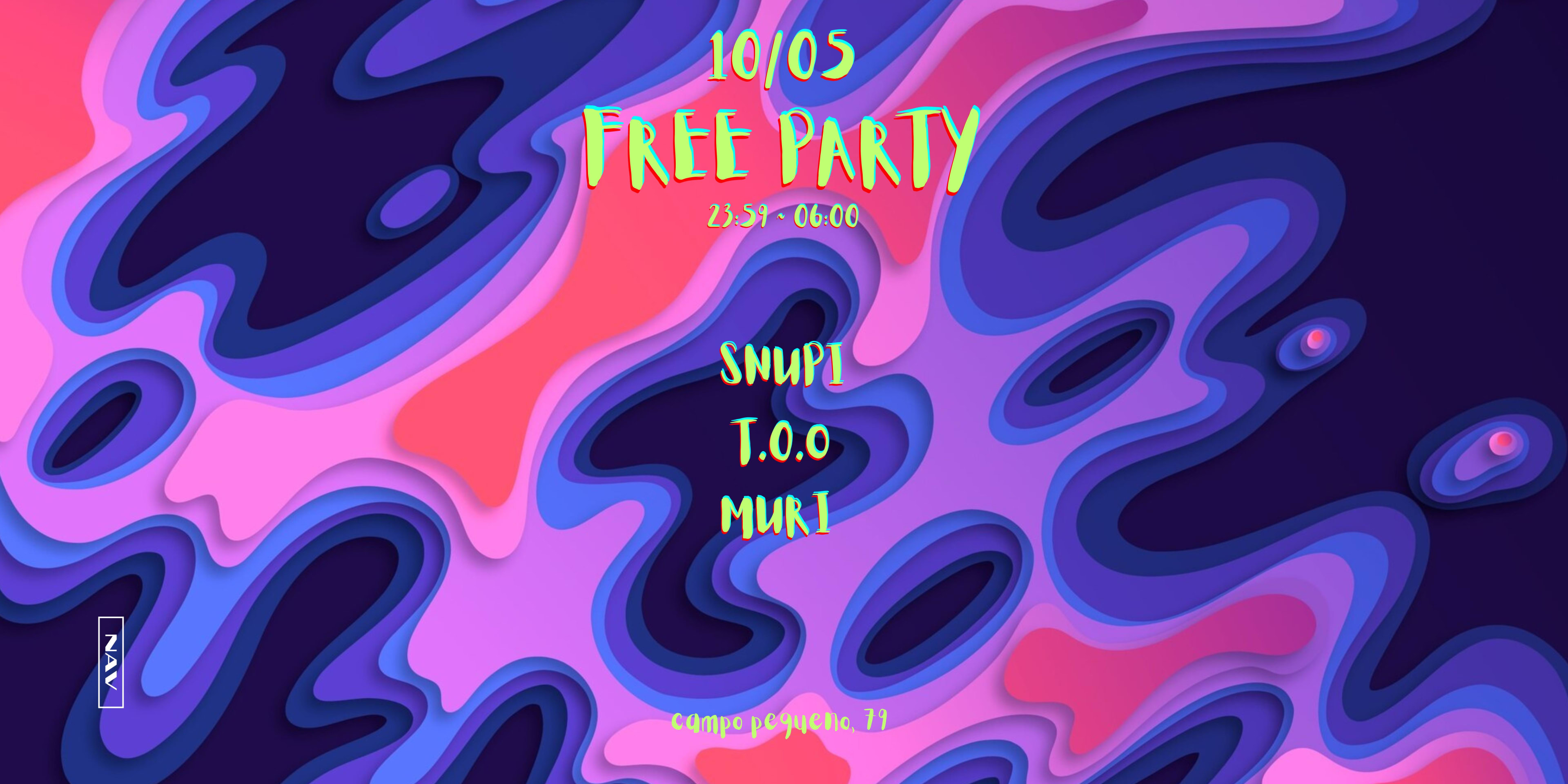 Free Party At Nav! Cover